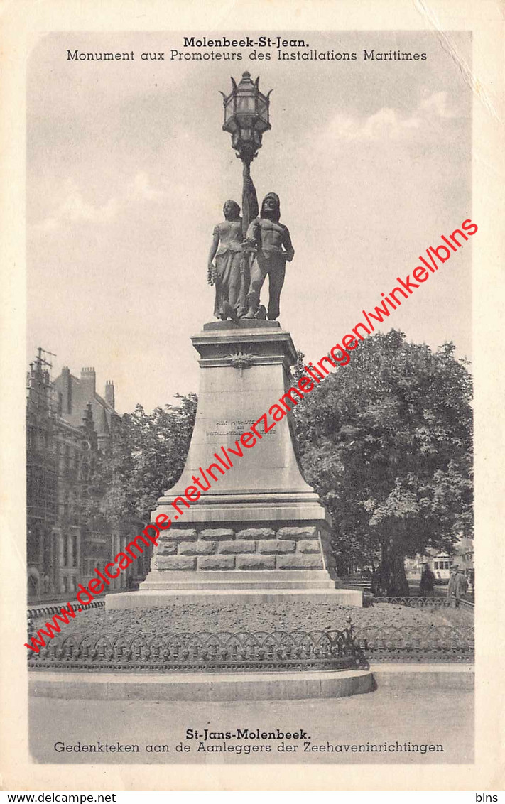 Monument Aux Promoteurs Des Installations Maritimes - St-Jans-Molenbeek - Molenbeek-St-Jean - St-Jans-Molenbeek - Molenbeek-St-Jean