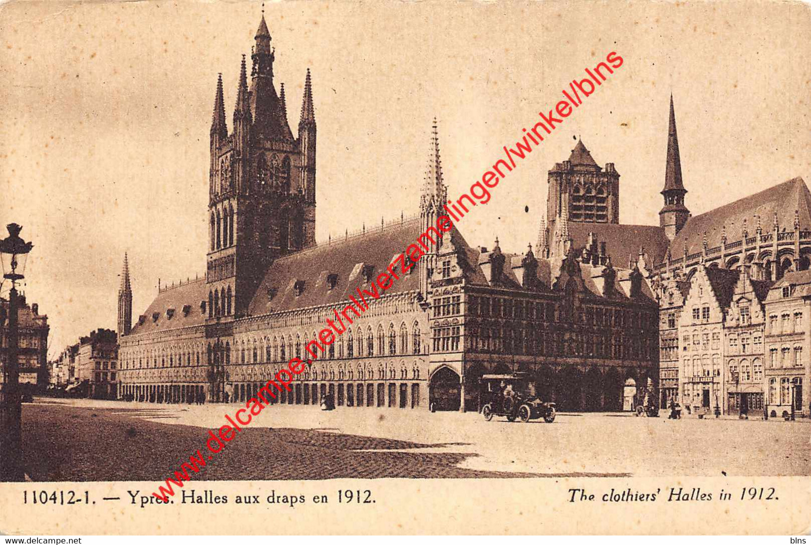 Halles Aux Draps En 1912 - Ieper - Ieper