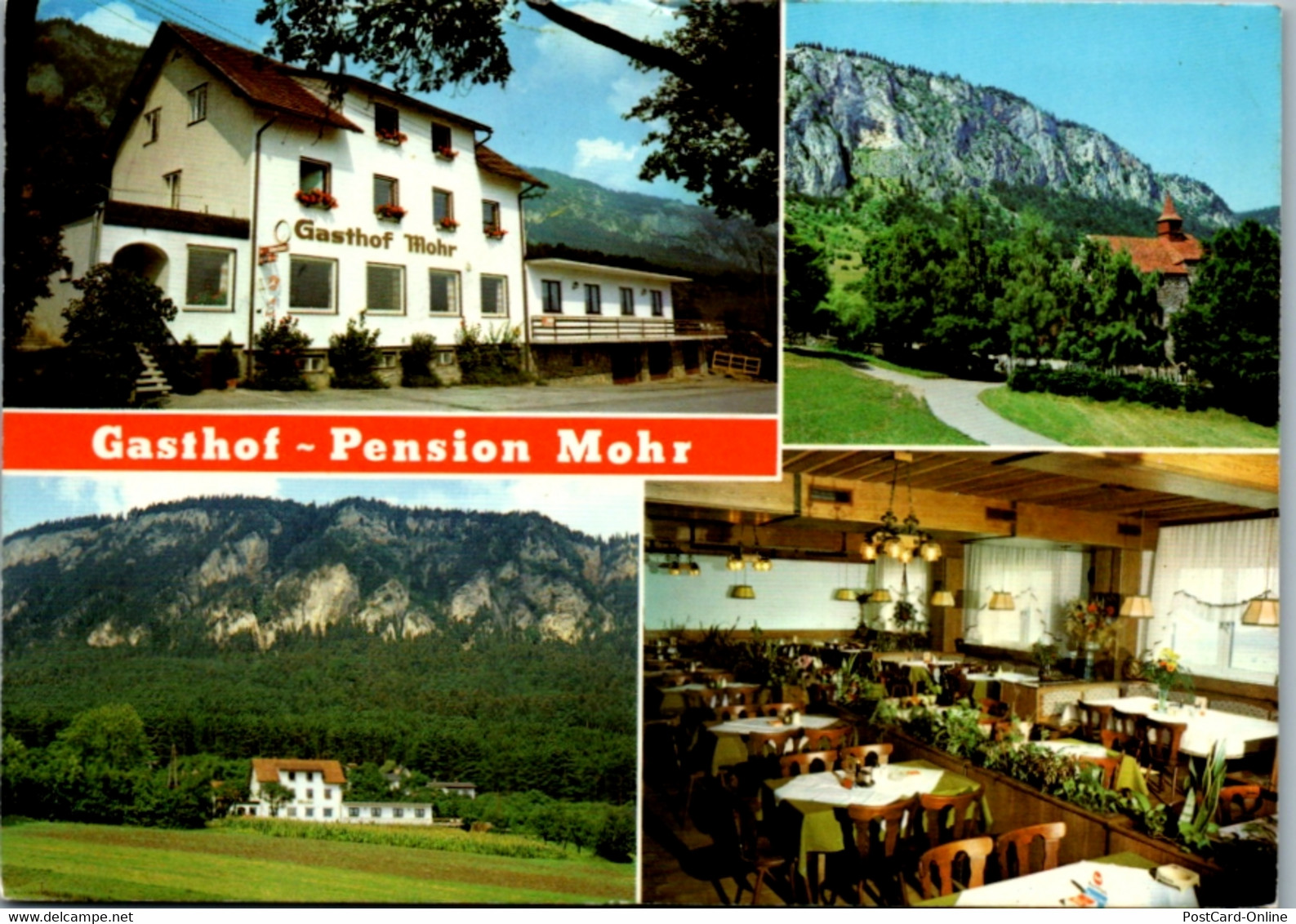 11575 - Niederösterreich - Zweiersdorf An Der Hohen Wand , Gasthof Mohr - Gelaufen 1981 - Pitten