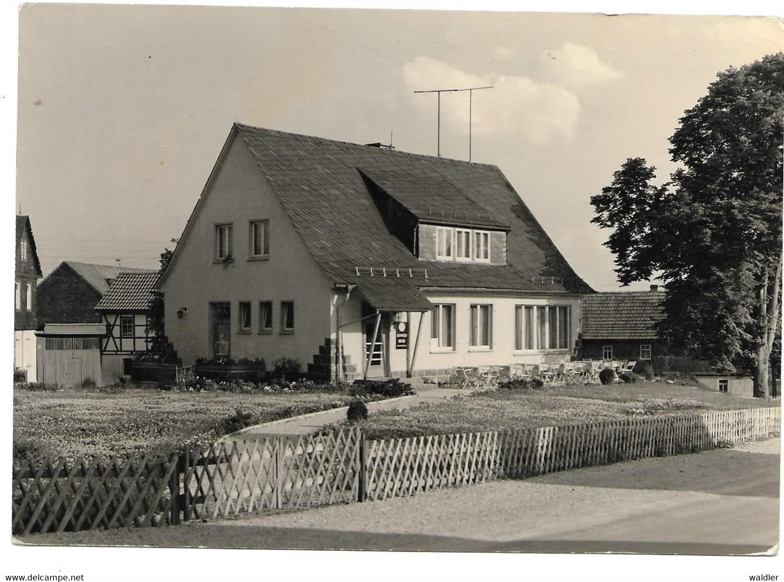 6551  EßBACH, KONSUM-LANDGASTSTÄTTE  1963 - Schleiz