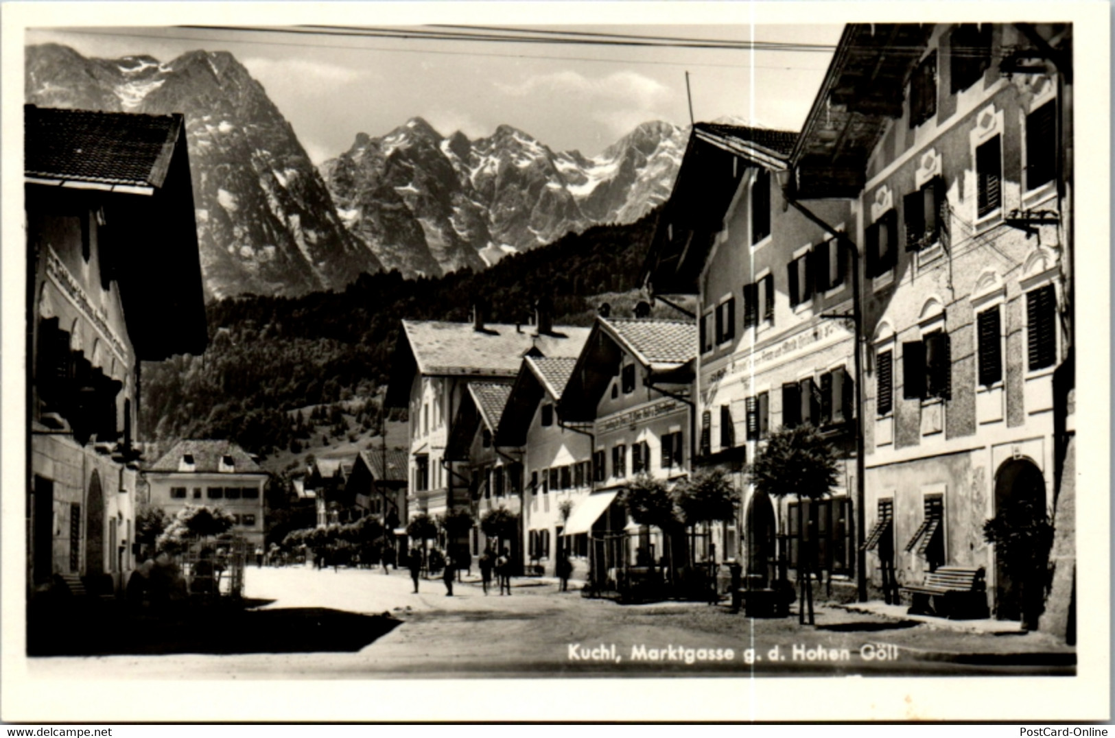 11648 - Salzburg - Kuchl , Marktplatz Gegen Den Hohen Göll - Nicht Gelaufen 1951 - Kuchl