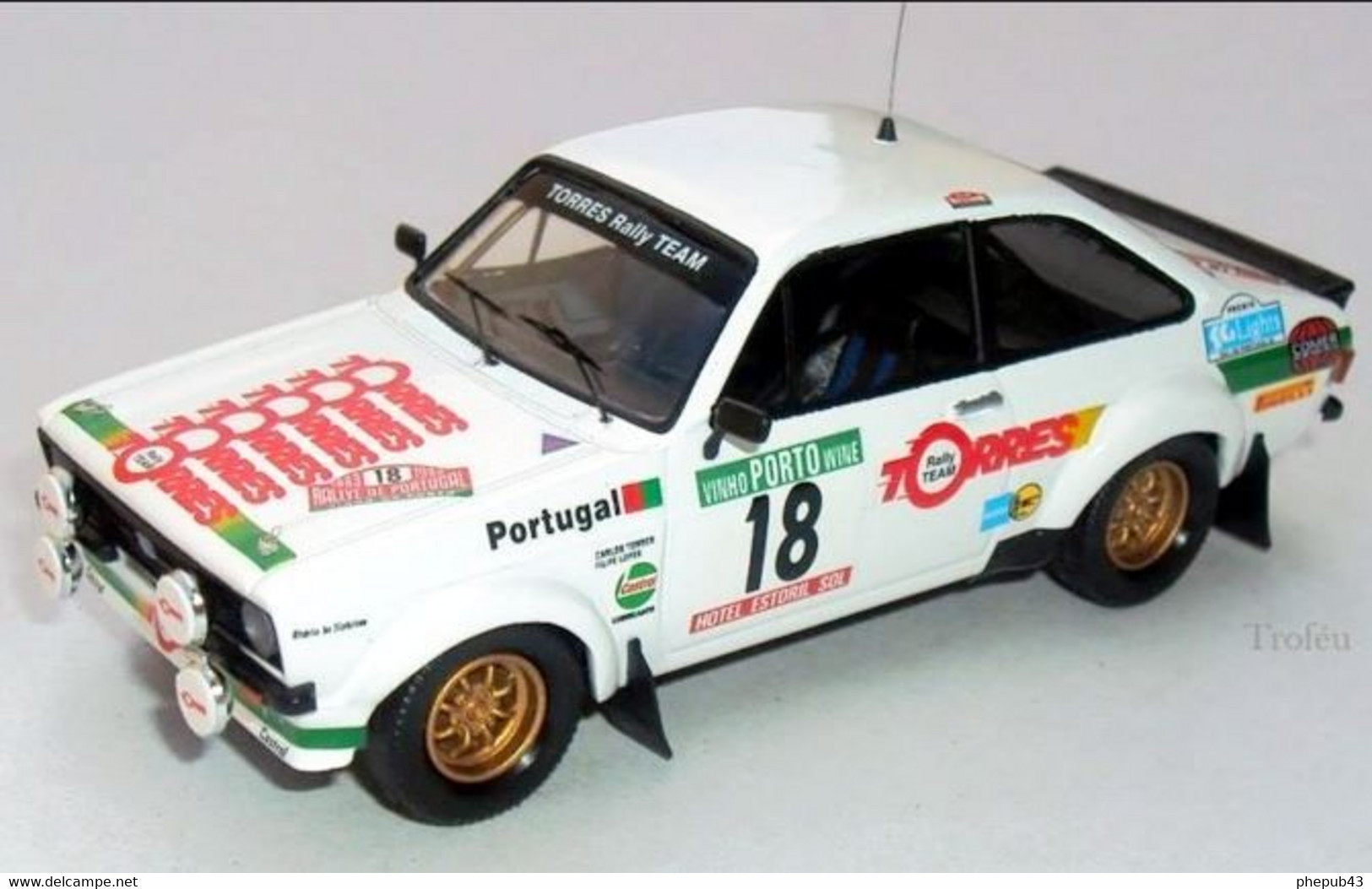 Ford Escort MK II RS 1800 - C. Torres/F. Lopes - Portugal 1983 #18 - Troféu - Trofeu