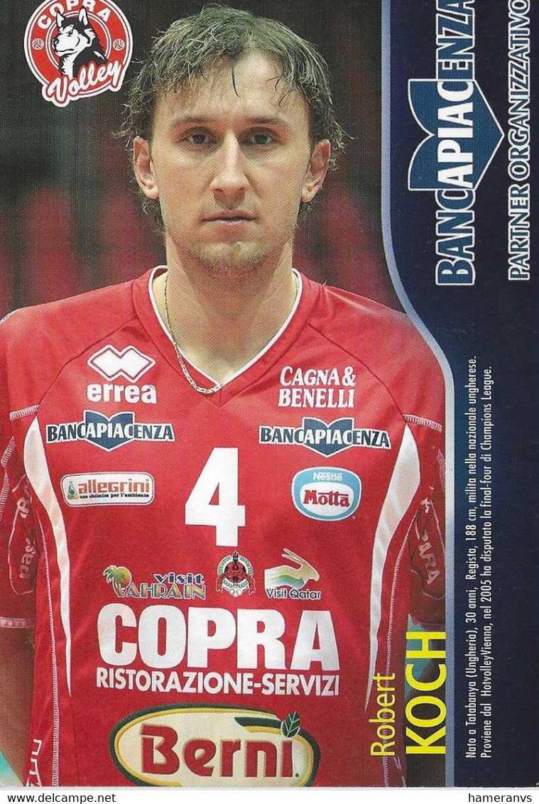 Volley Copra Piacenza - Robert Koch - H7568 - Volleybal