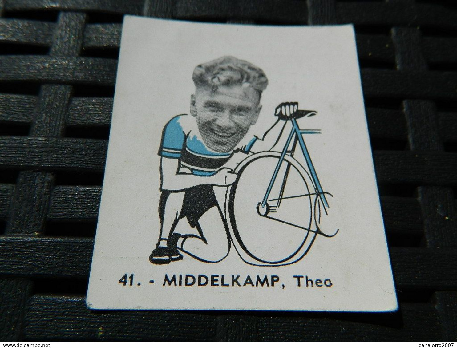 CYCLISME:CHROMO DES ANNEES 40/50 GEANTS DE LA ROUTE-DE THEO MIDDELKAMP BELGIQUE -BELGIAN CHEWING GUM ANTERPEN - Ciclismo