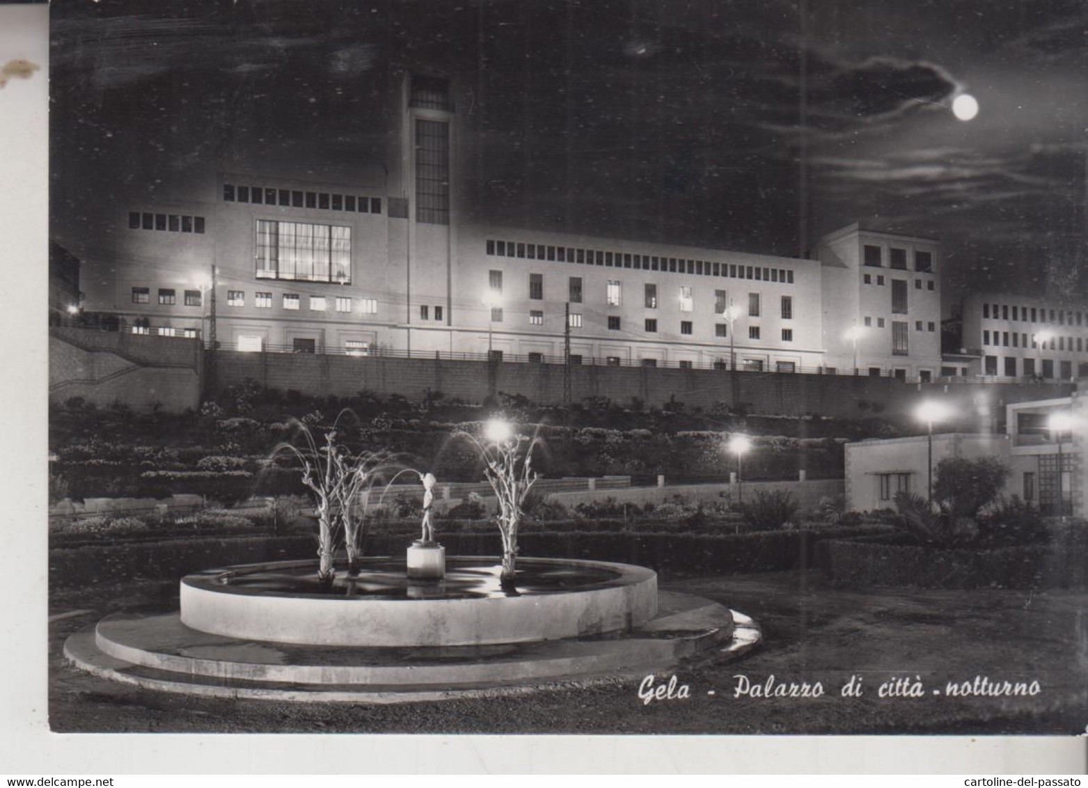 GELA PALAZZO DI CITTA'  NOTTURNO NIGHT - Gela