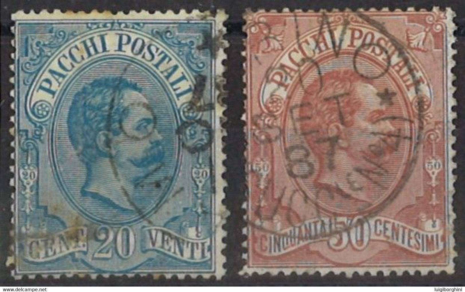 ITALIA 1884 1886 - Pacchi Postali N. 2 E 3 Usati  (1229) - Paketmarken