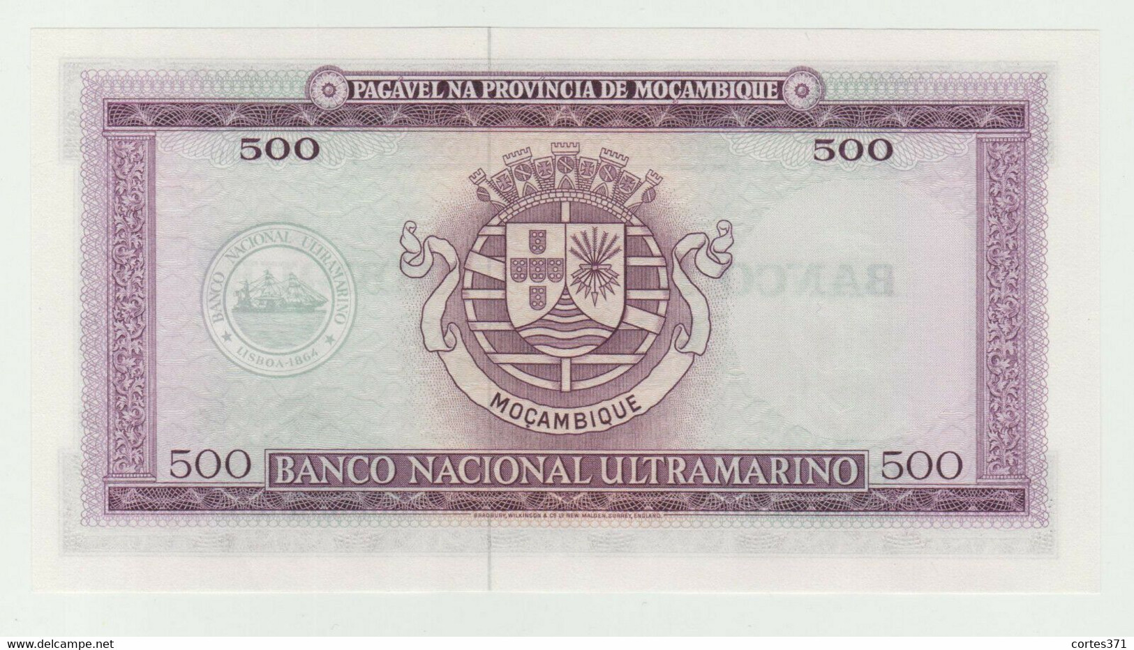 Mozambique 500 Escudos 1976 P-118a UNC - Mozambique