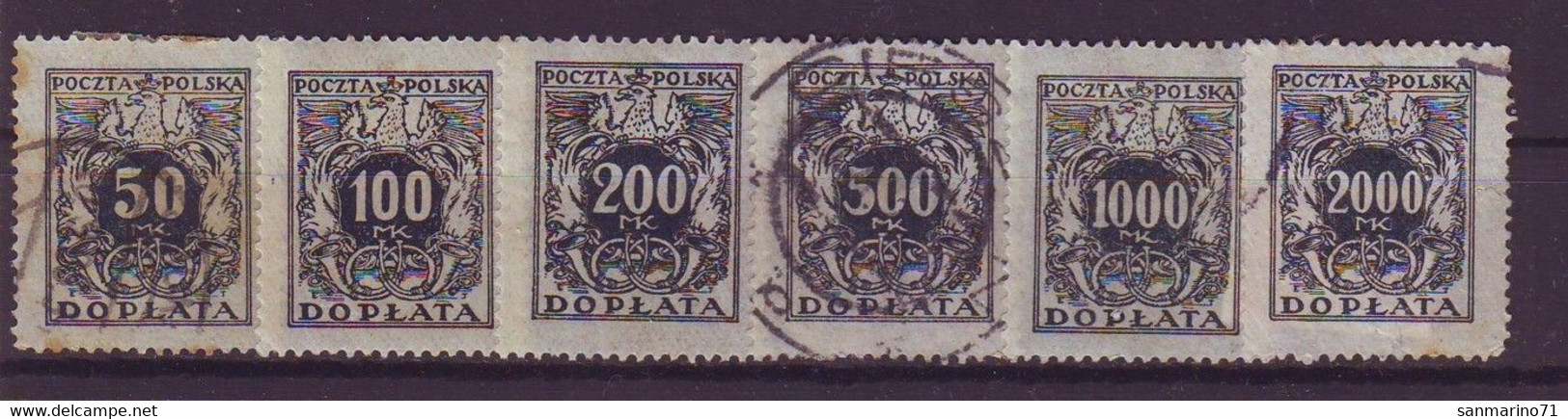 POLAND 45-50,used - Dienstzegels