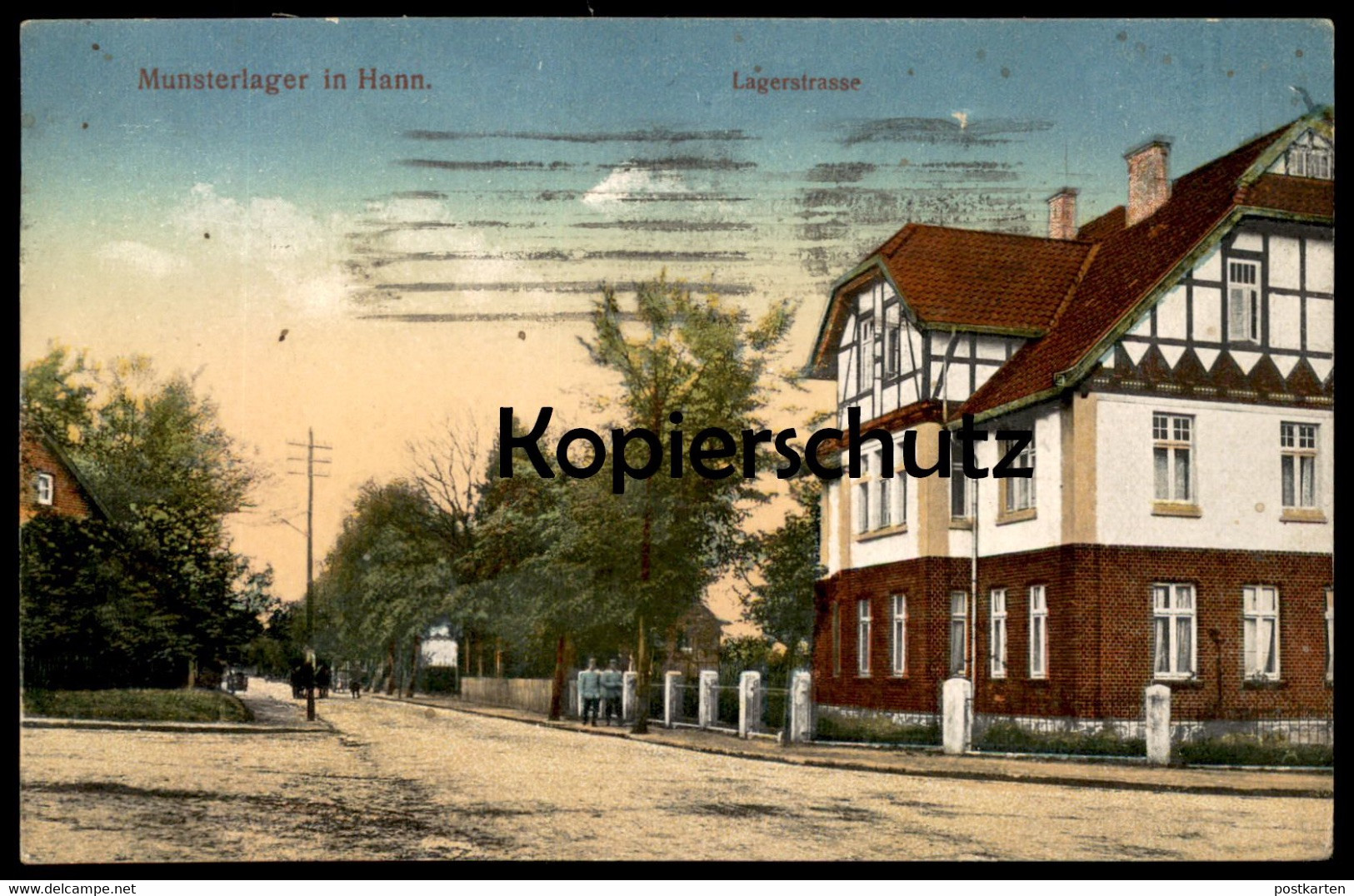 ALTE POSTKARTE MUNSTERLAGER IN HANNOVER LAGERSTRASSE MUNSTER NIEDERSACHSEN Lager Ansichtskarte AK Postcard Cpa - Munster