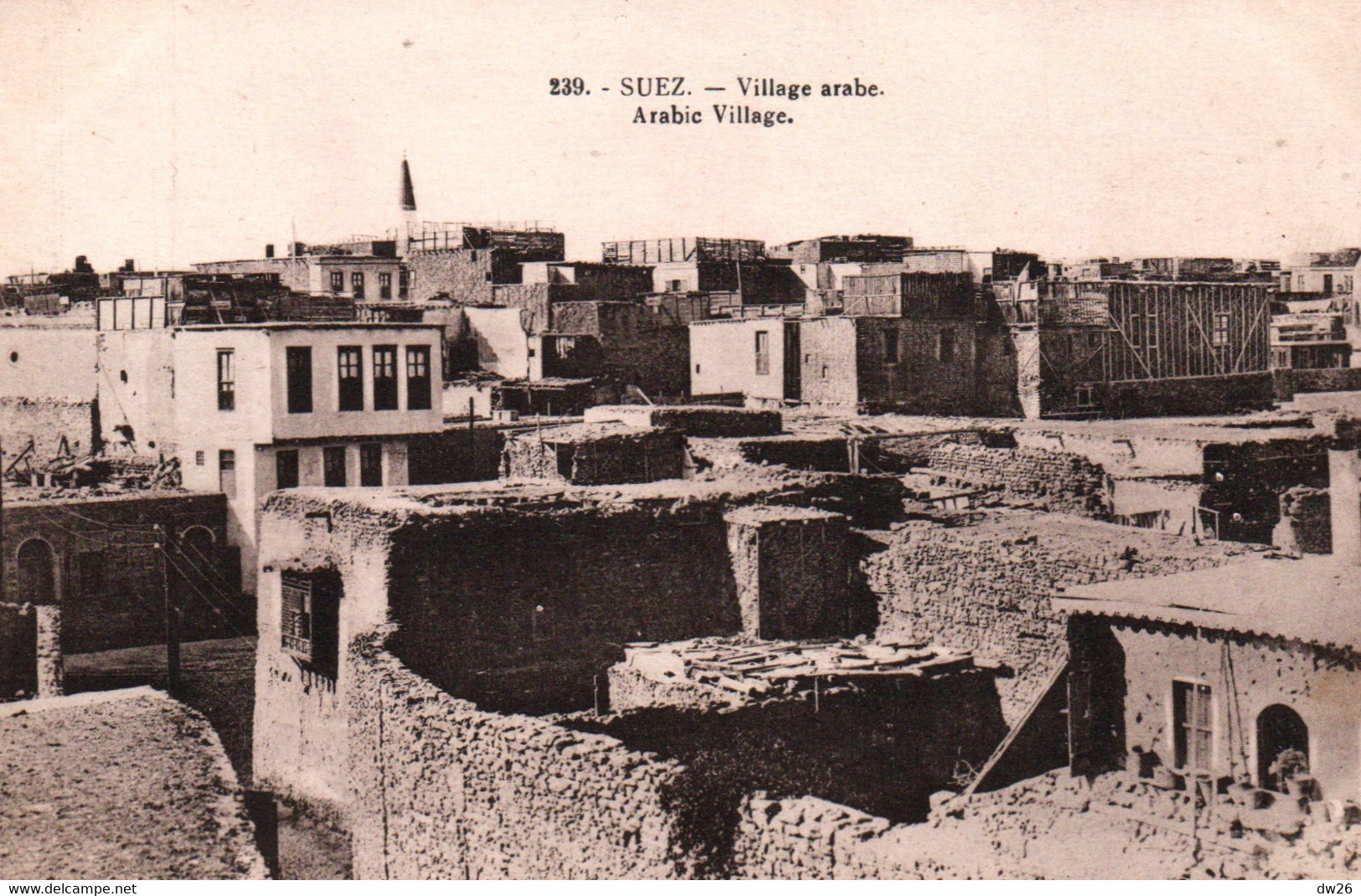 Suez - Village Arabe - Carte N° 239 Non Circulée - Sues