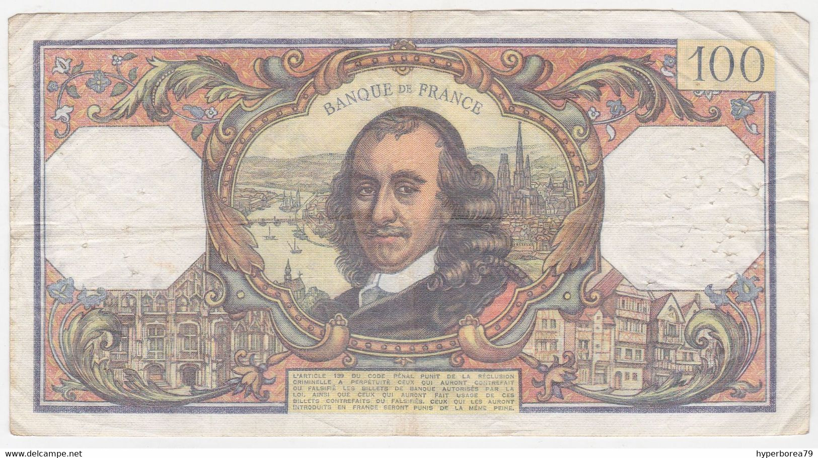 France P 149 F - 100 Francs 3.6.1976 - Fine+ - 100 F 1964-1979 ''Corneille''