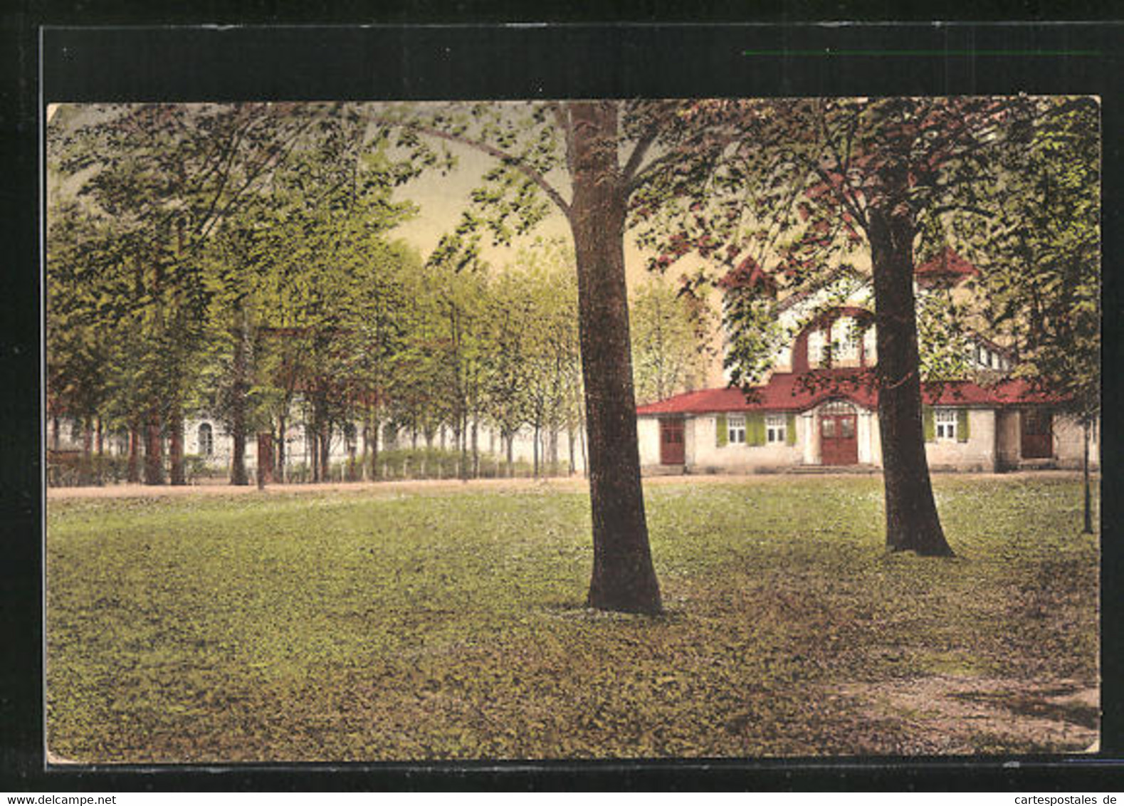 AK Löbau, Gasthaus Schützenhaus Mit Grünfläche - Loebau