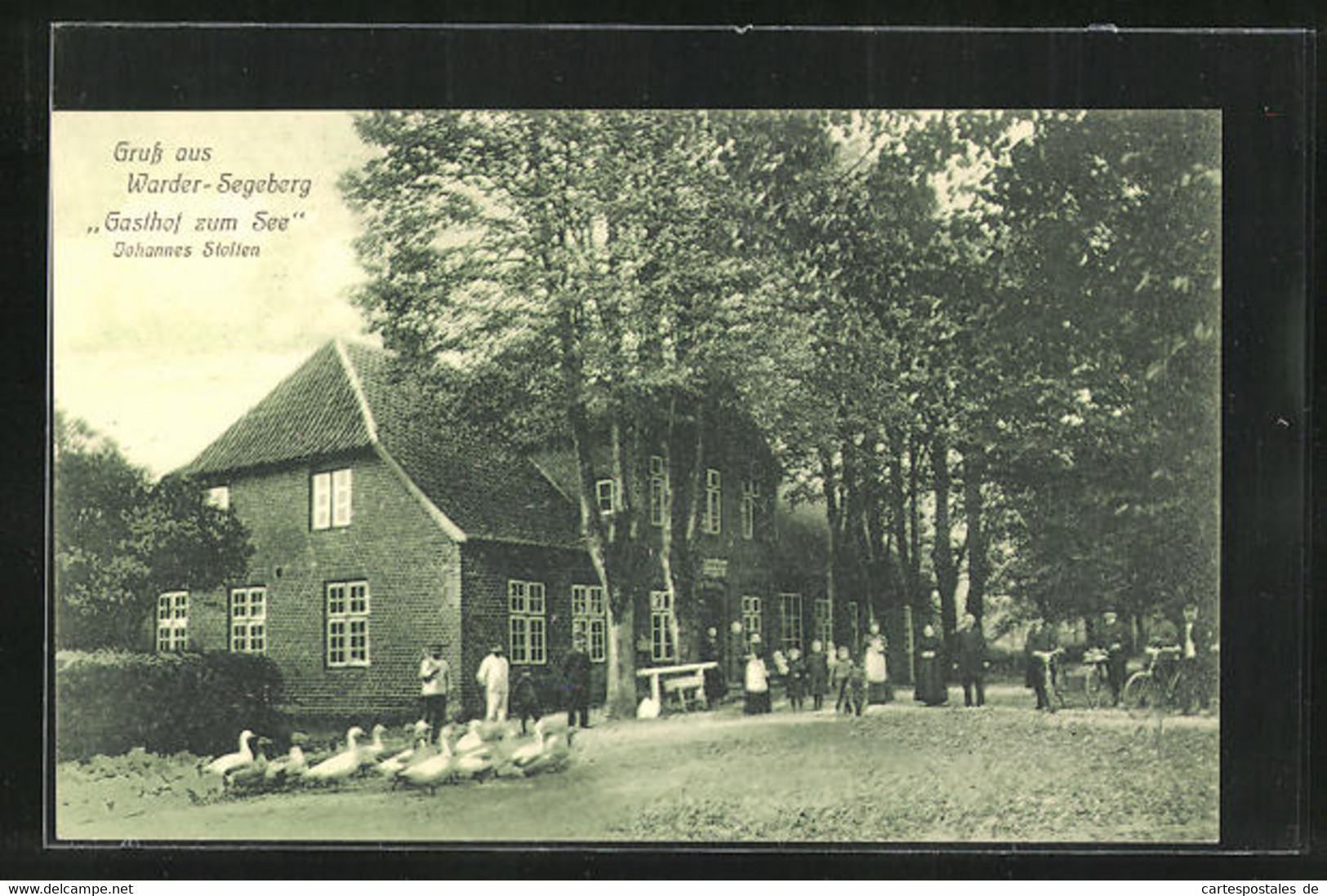 AK Warder-Segeberg, Gasthof Zum See V. Johannes Stolten - Bad Segeberg