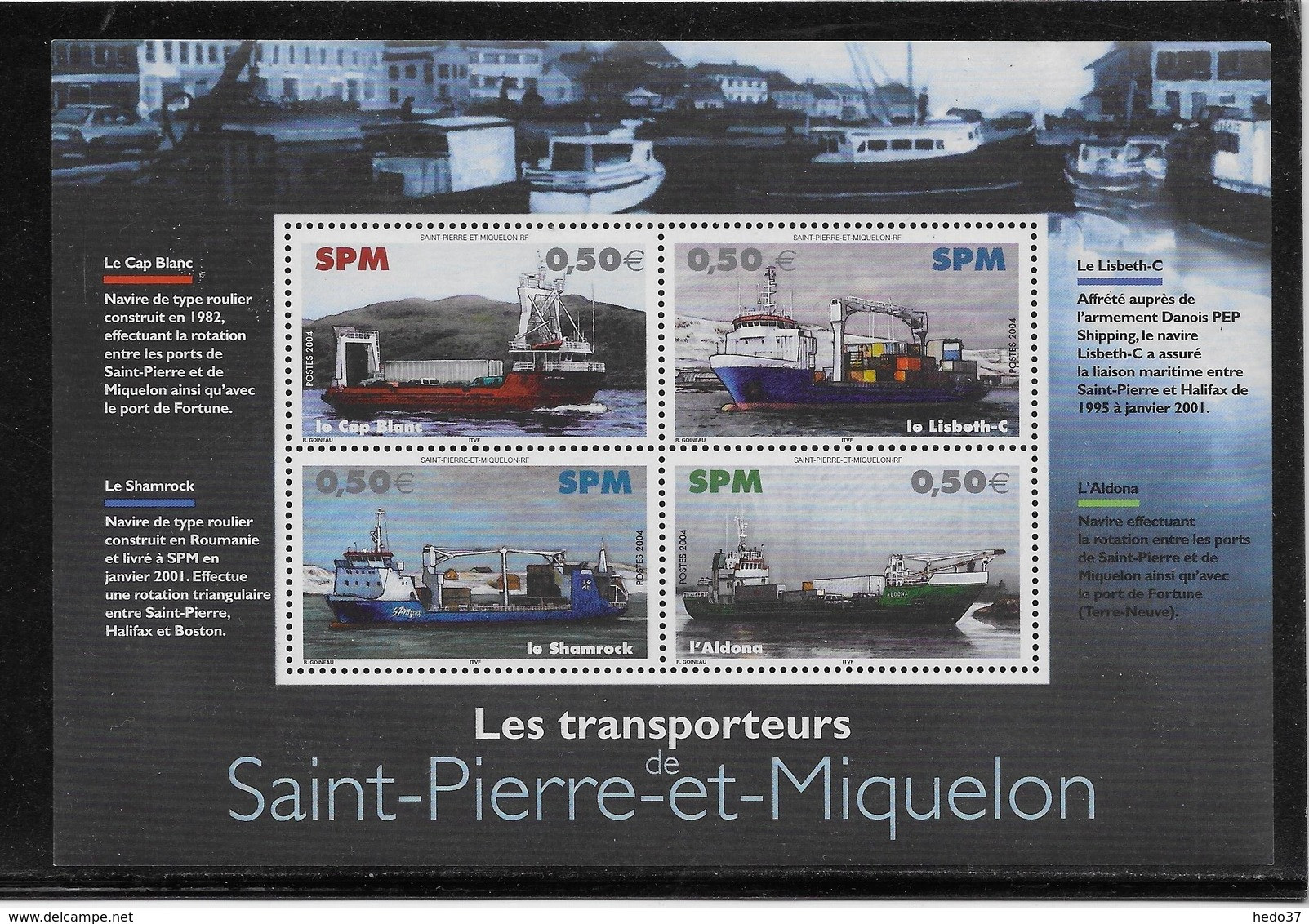 Saint Pierre Et Miquelon Bloc N°10 - Neuf ** Sans Charnière - TB - Blokken & Velletjes