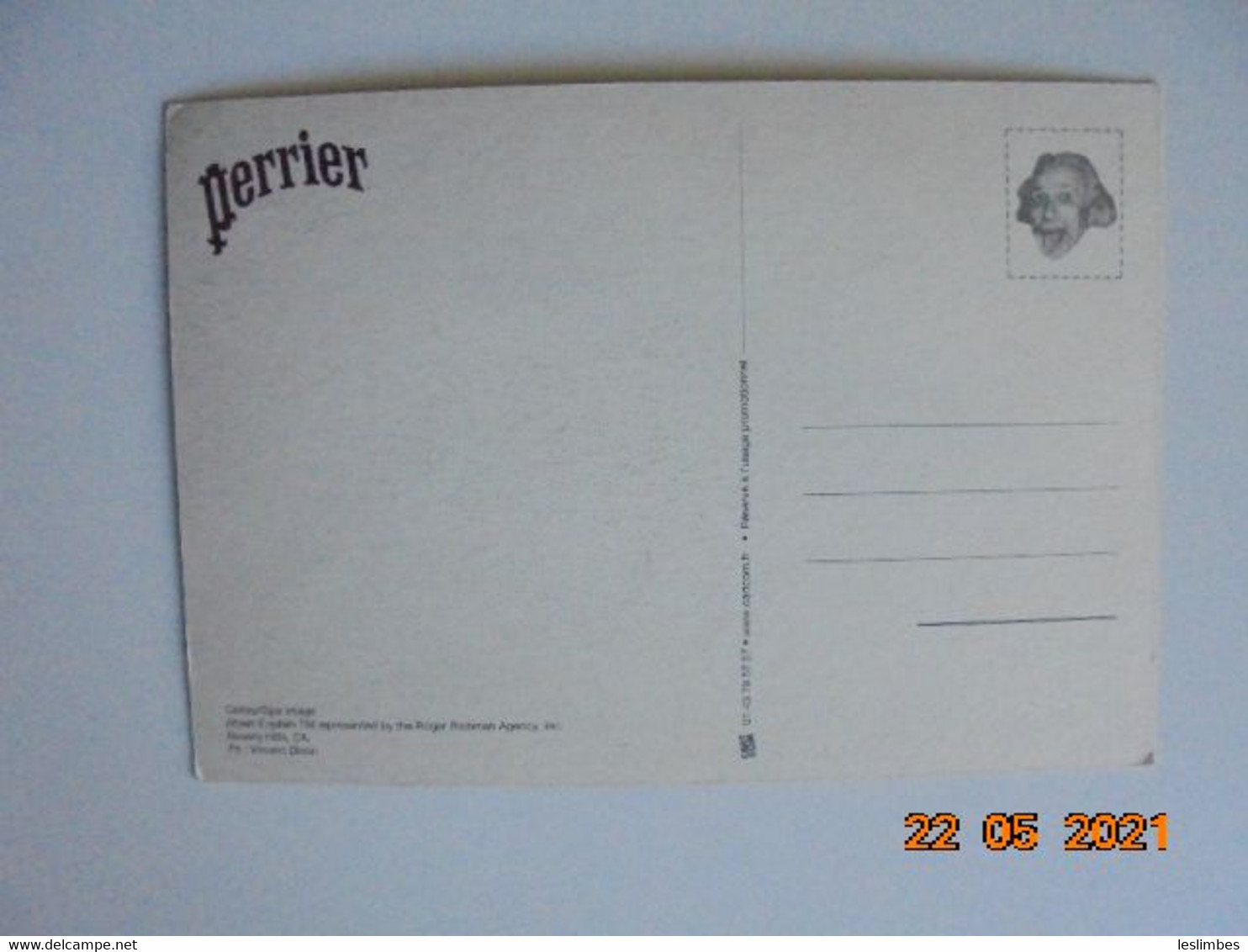 Carte Pub Perrier - Albert Einstein - Premio Nobel