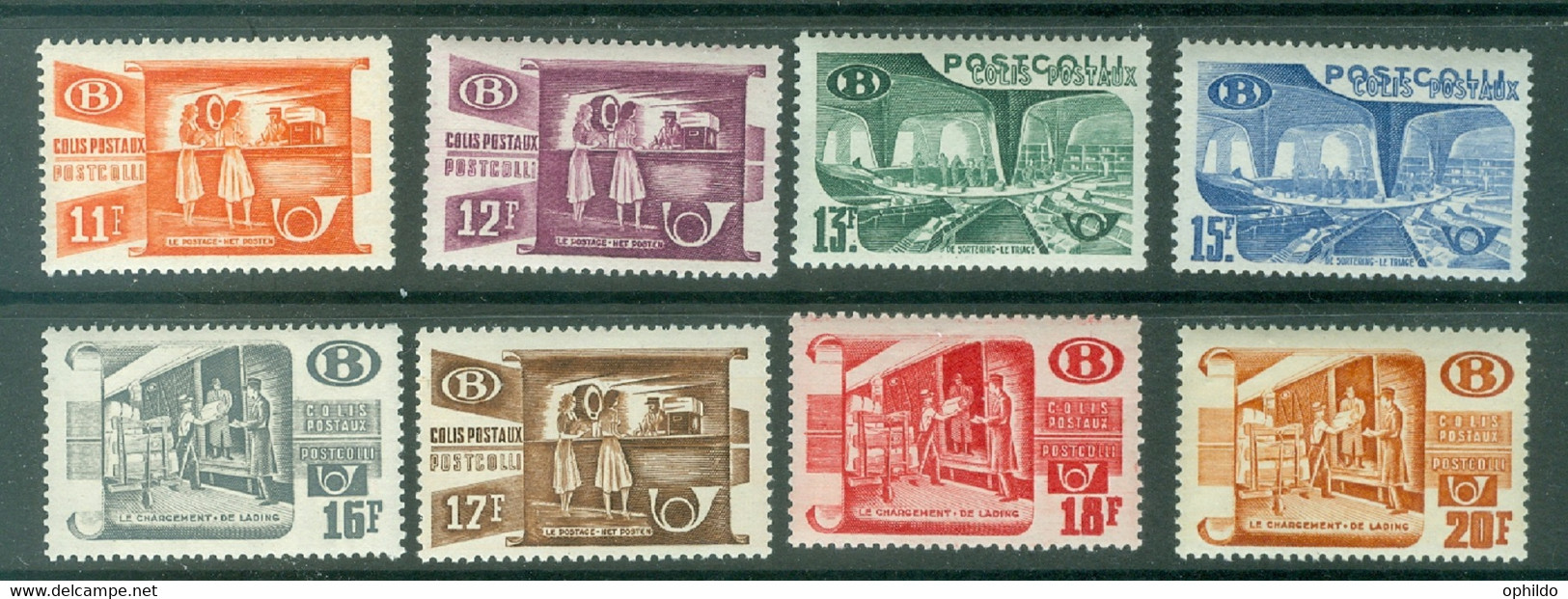 Belgique   TR 322/329  *  TB - Altri & Non Classificati