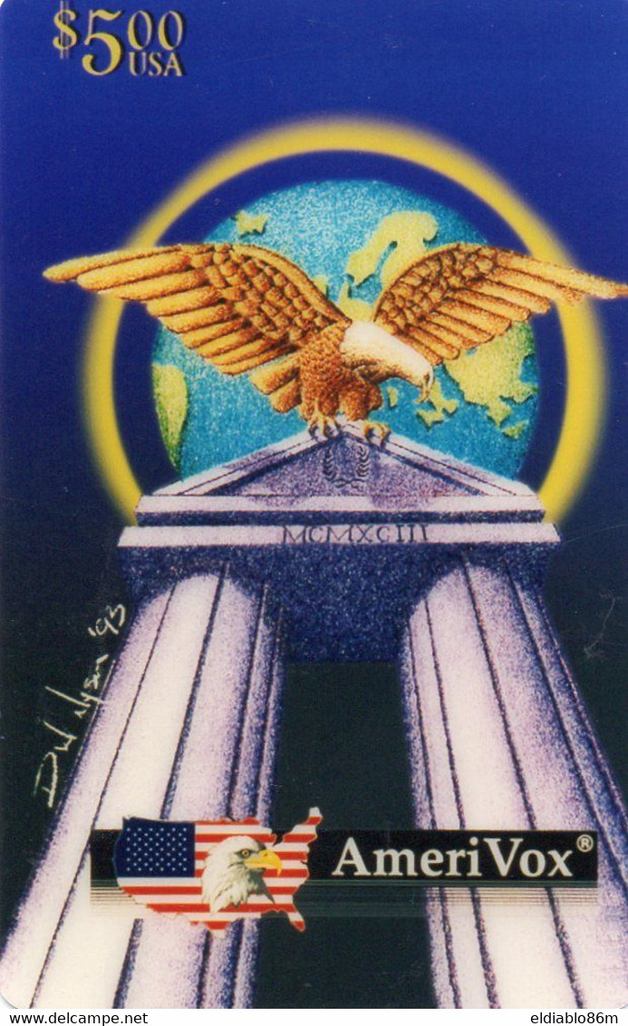 UNITED STATES - AMERIVOX - EAGLE ON TOP OF ROMAN EMPIRE - Amerivox