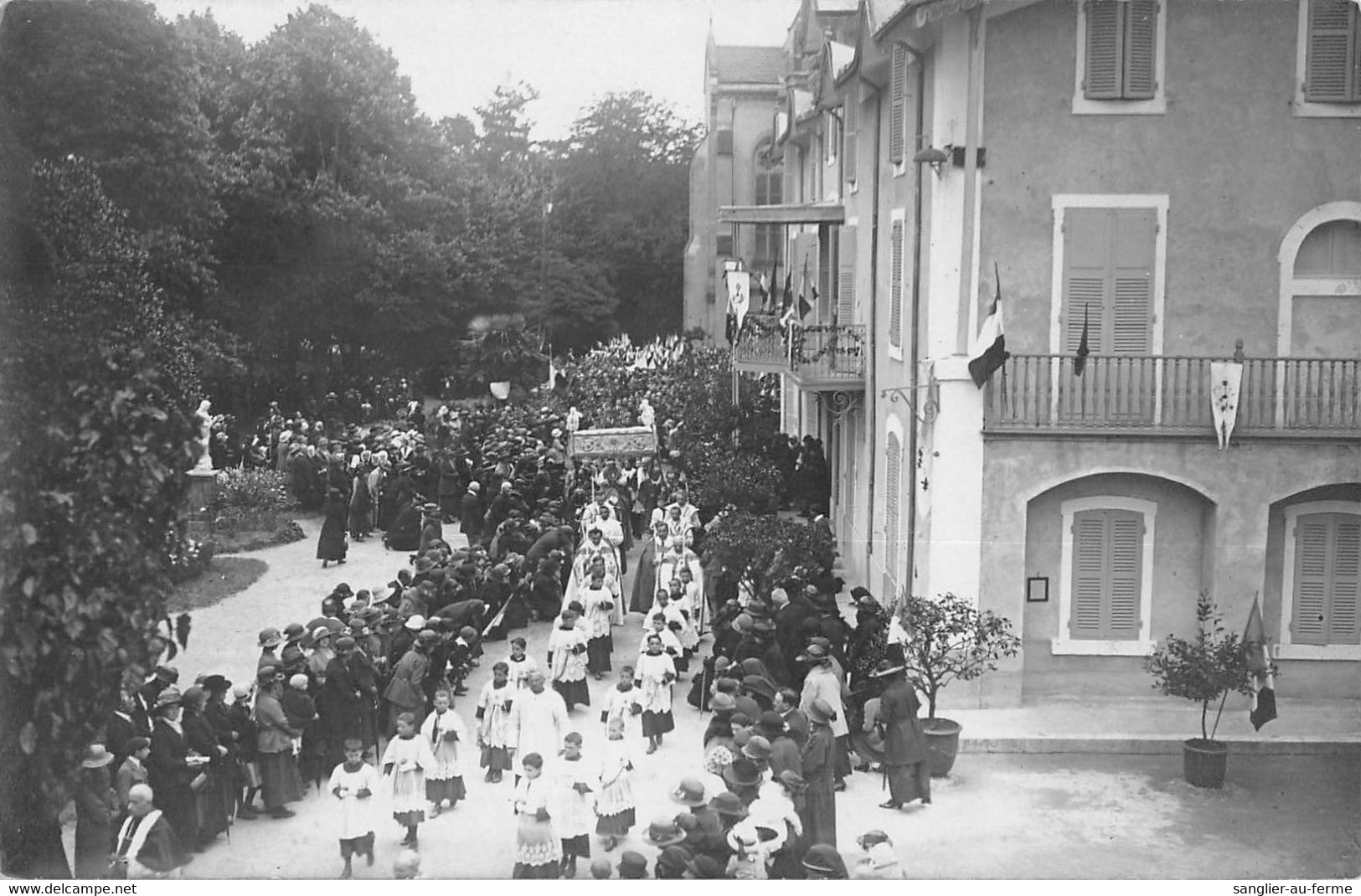 CPA 26 VALENCE CARTE PHOTO CONGRES EUCHARISTIQUE 20 24 JUIN 1923 - Valence