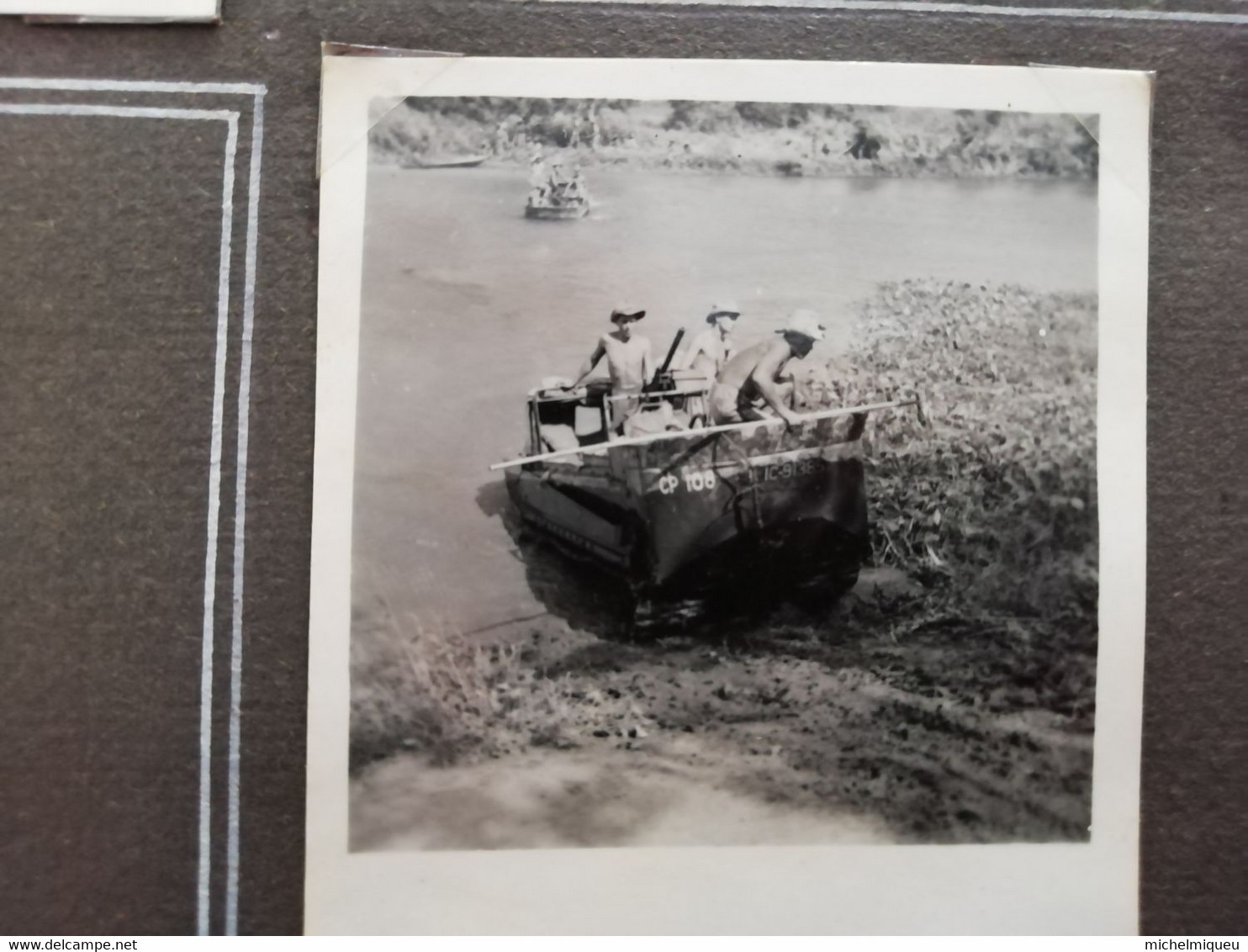 NIM 29170  INDOCHINE - SAIGON ET SA REGION SOUVENIRS D UN LTN DU 2°BATAILLON DU 3°RTM 1948-1951 6 PHOTOS