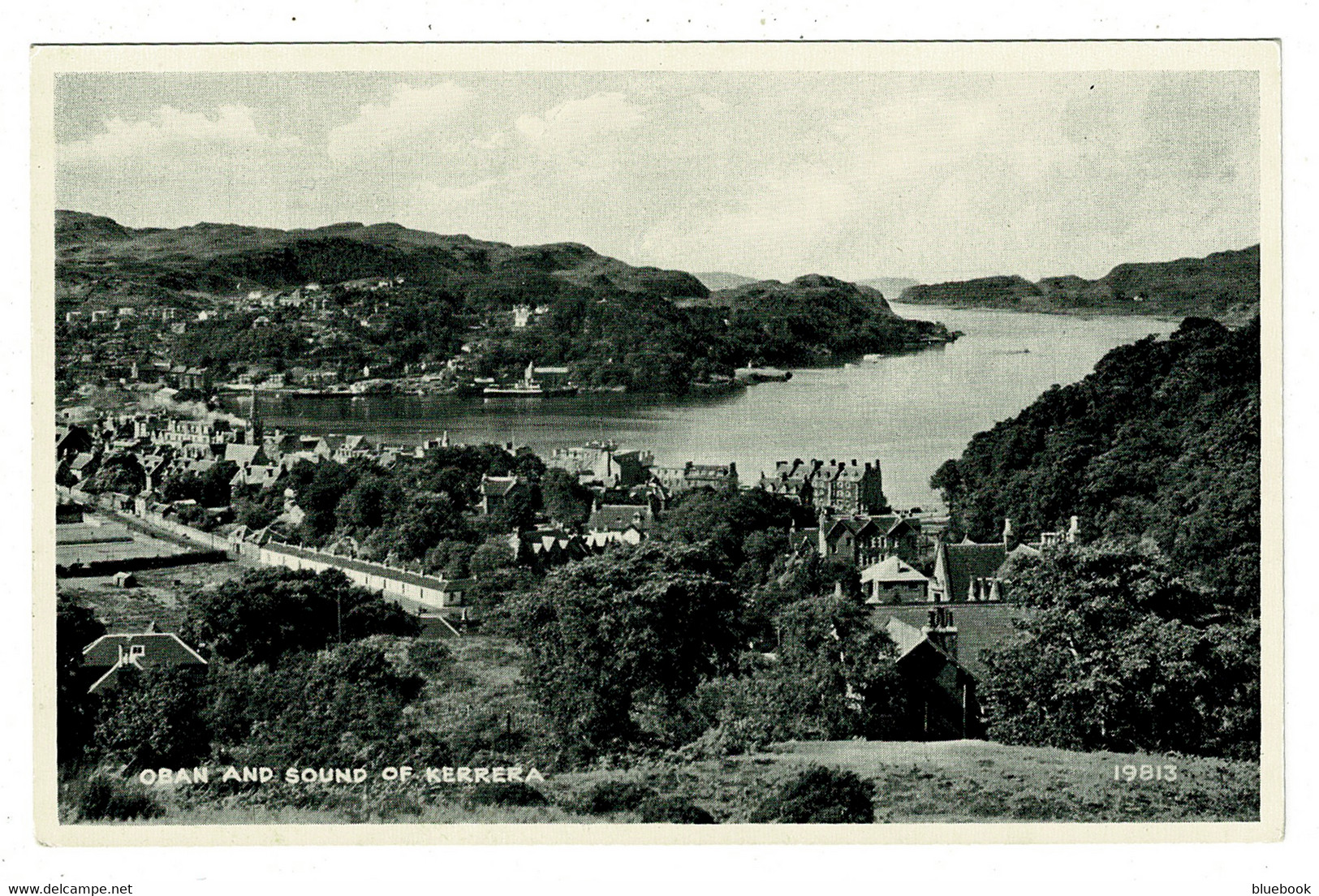 Ref 1487 - J. Salmon Postcard - Oban & Sound Of Kerrera - Argyllshire Scotland - Argyllshire