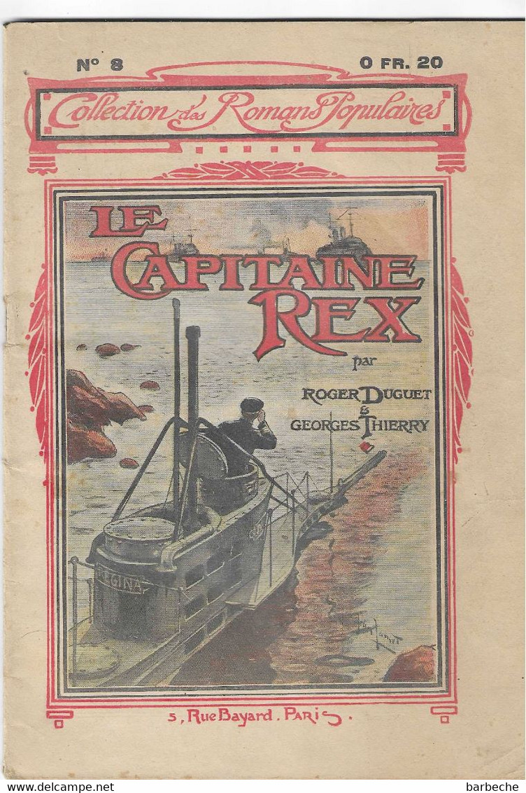 LE CAPITAINE REX Par Roger Duguet Georges Thierry  N° 8 - Libri Ante 1950
