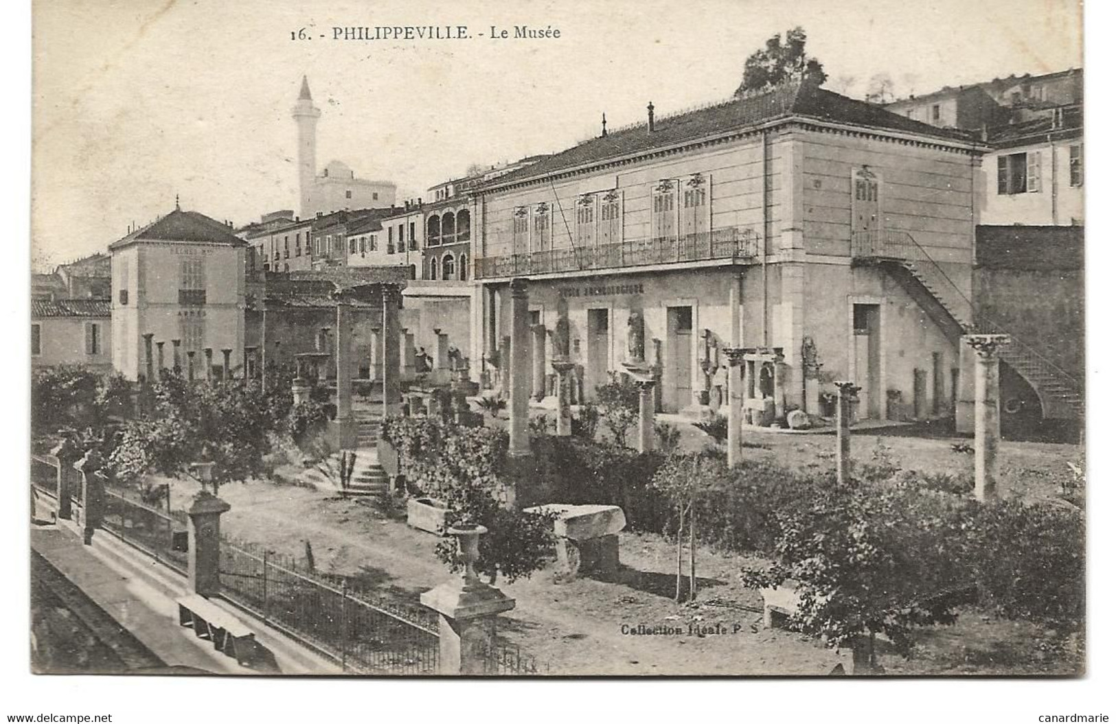 CARTE POSTALE 1923 AVEC CACHET DE PHILIPPEVILLE - CONSTANTINE _ - Storia Postale