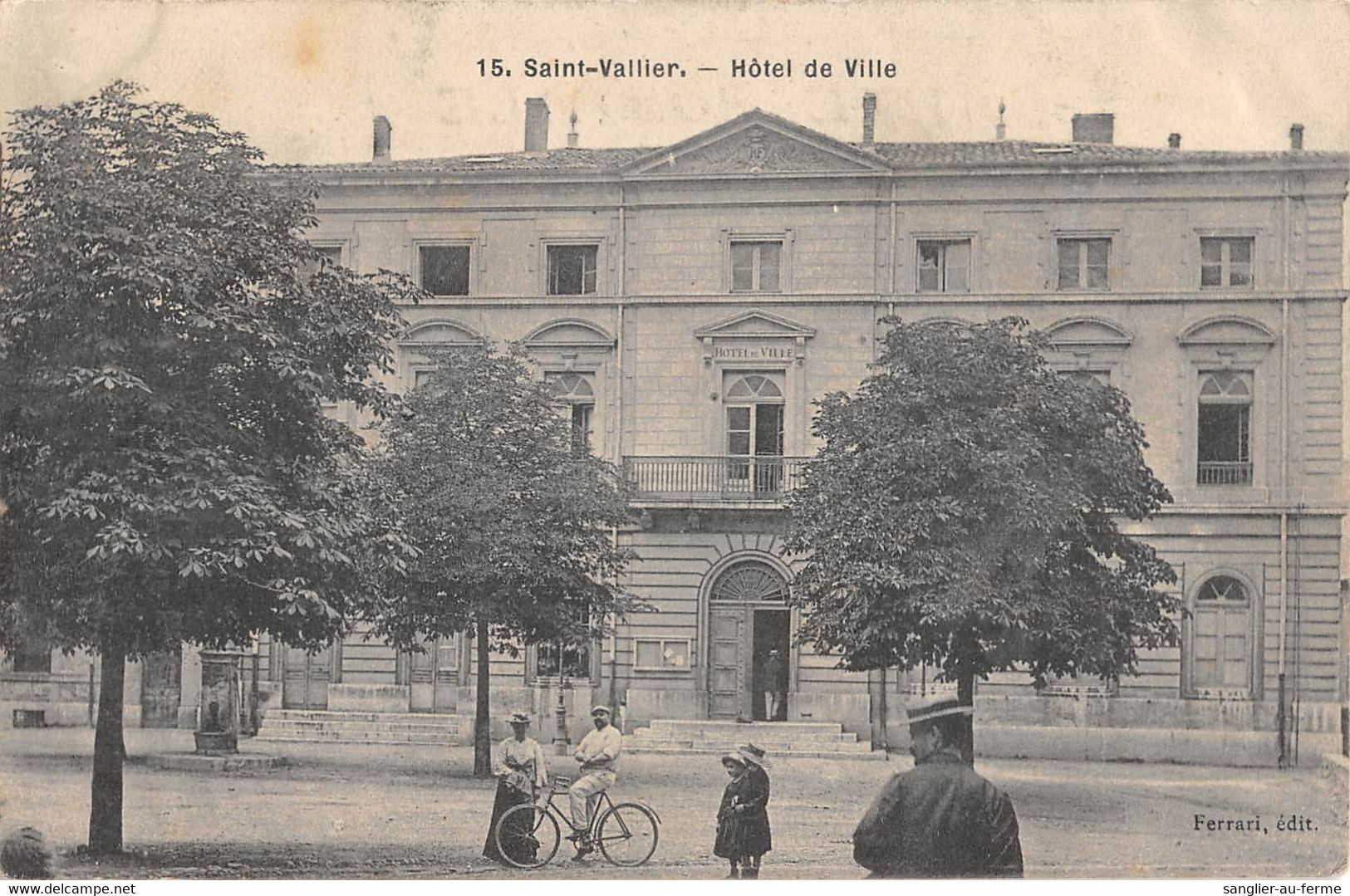 CPA 26 SAINT VALLIER HOTEL DE VILLE - Sonstige & Ohne Zuordnung