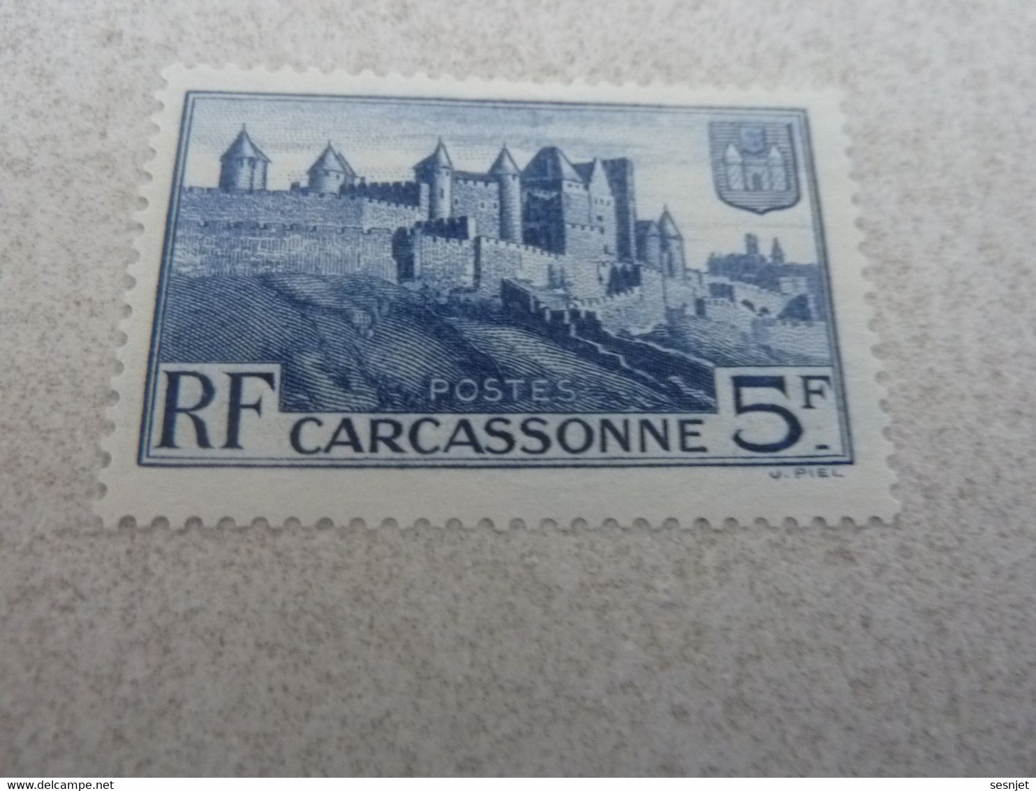 CARCASSONNE - Rempart De La Cité - 5f. - Outremer - Neuf Sans Charnière - Année 1938 - - Nuovi