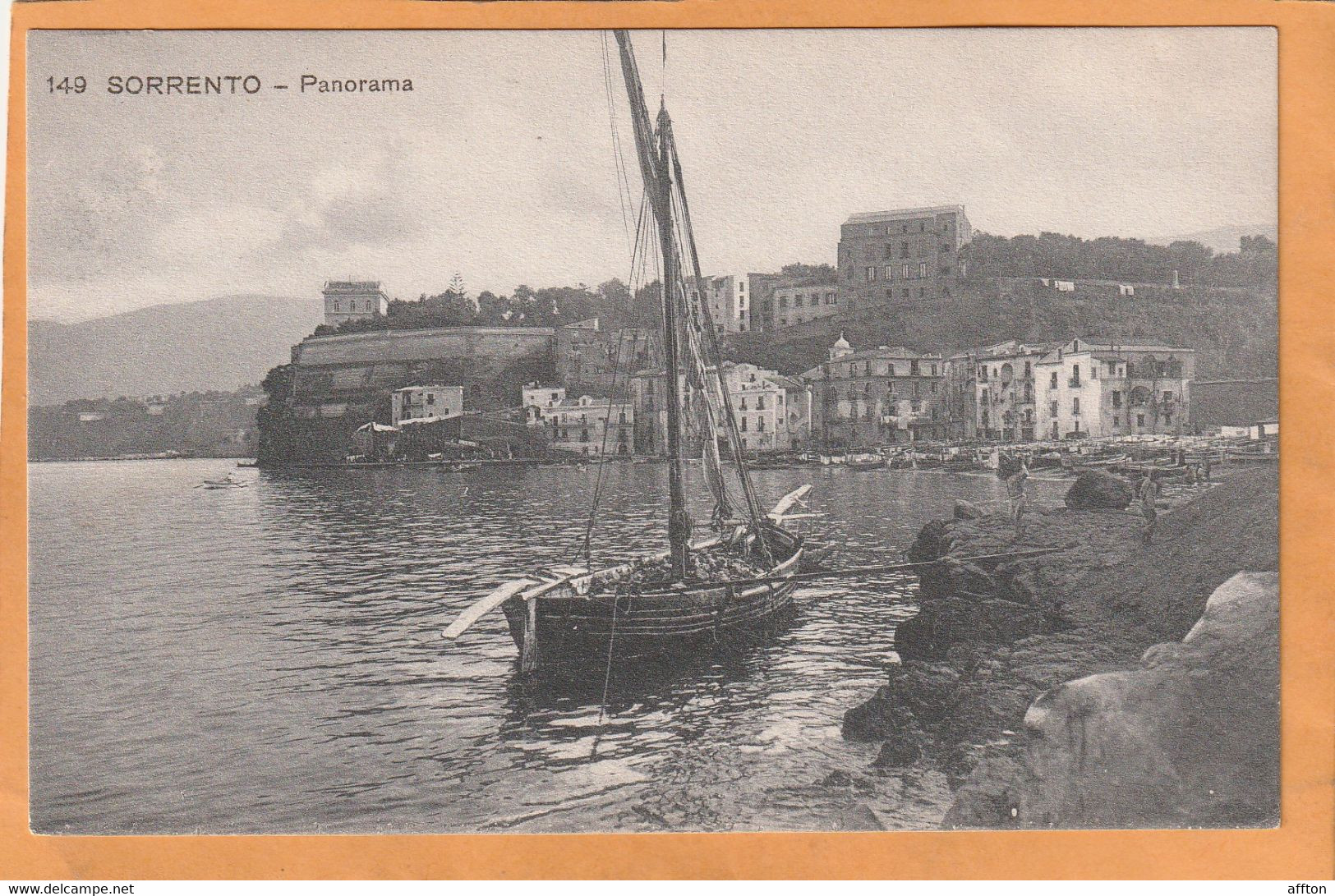 Sorrento Italy Old Postcard - Ercolano