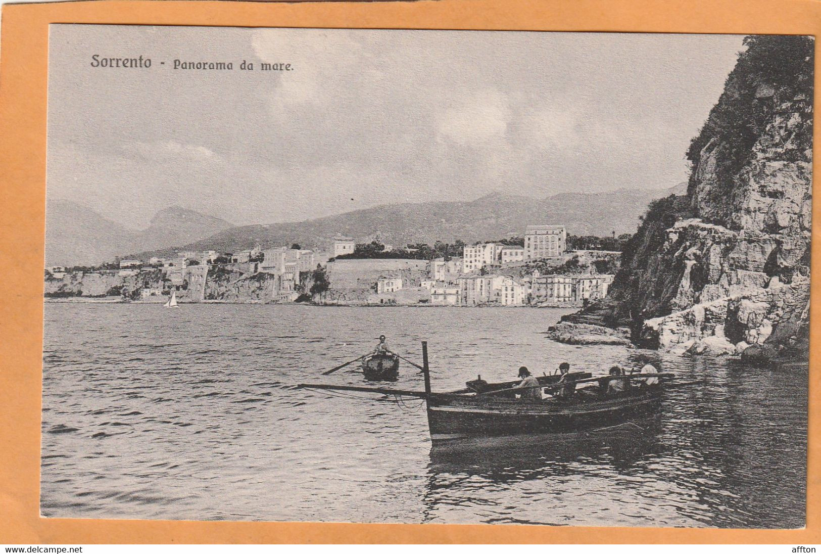 Sorrento Italy Old Postcard - Ercolano