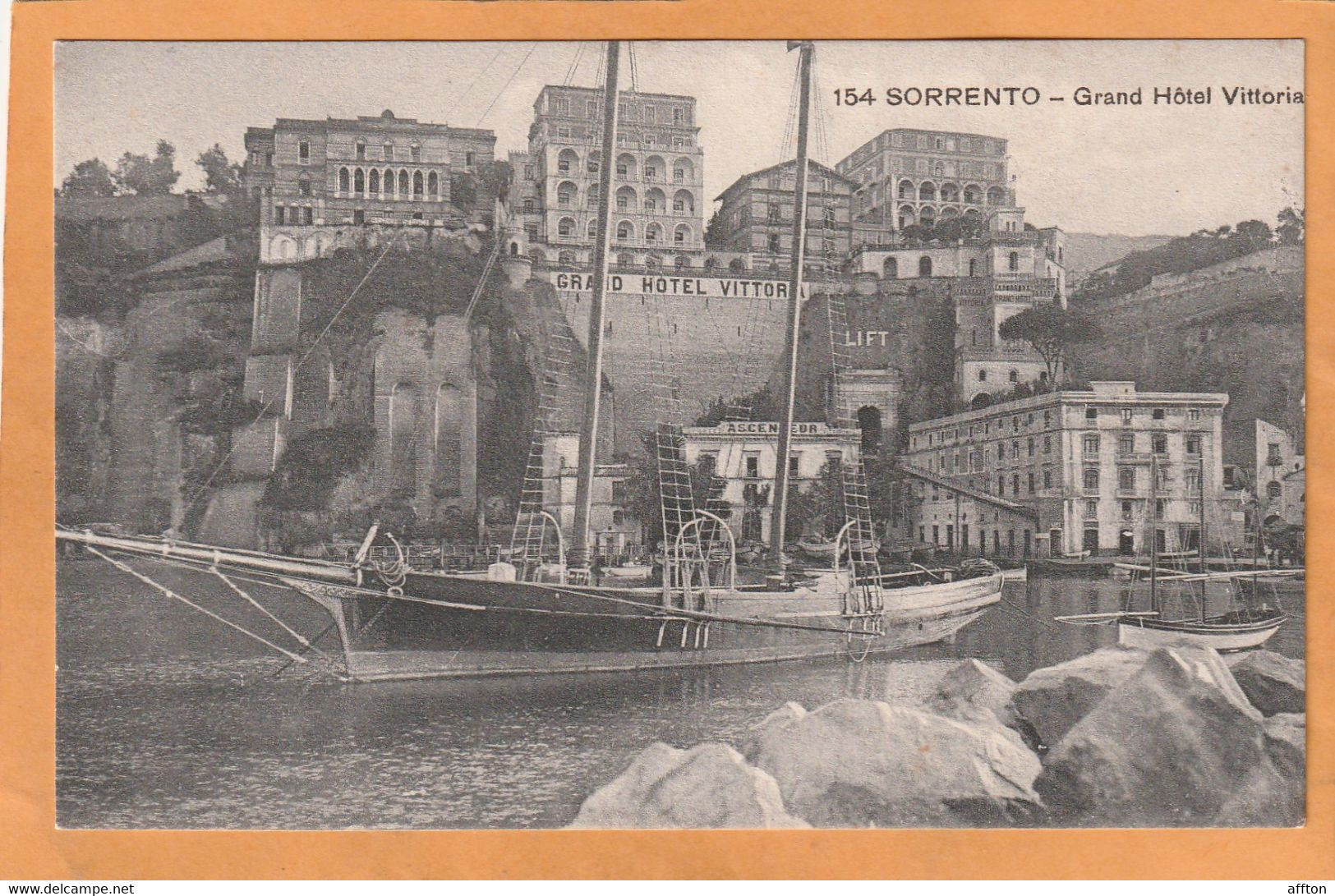 Sorrento Italy Old Postcard - Ercolano
