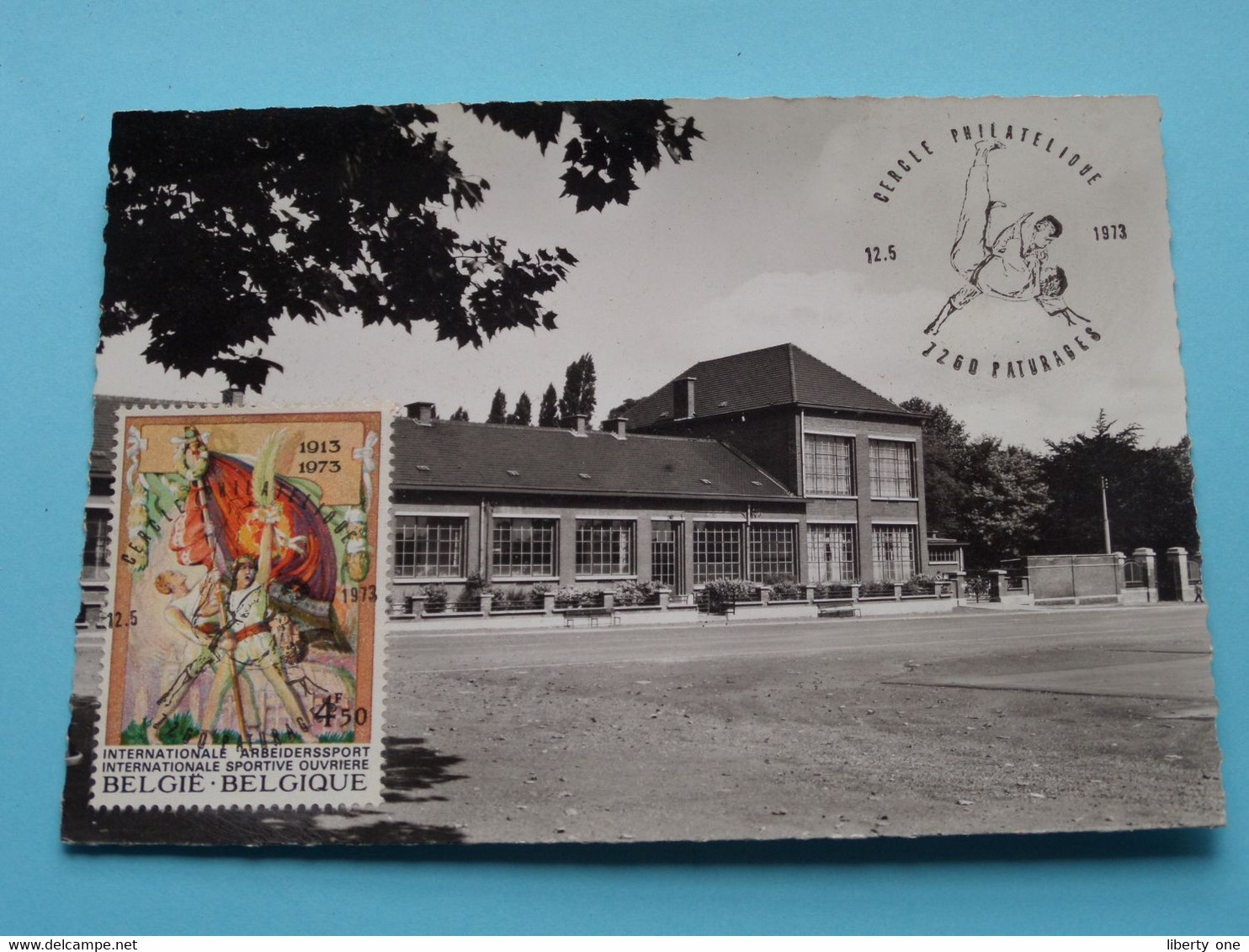 Cercle Philatelique > PATURAGES 7260 ( Carte Postale FDC ) 12-5-73 ( Voir Photo / J. Bruniau-Pichon ) ! - Colfontaine