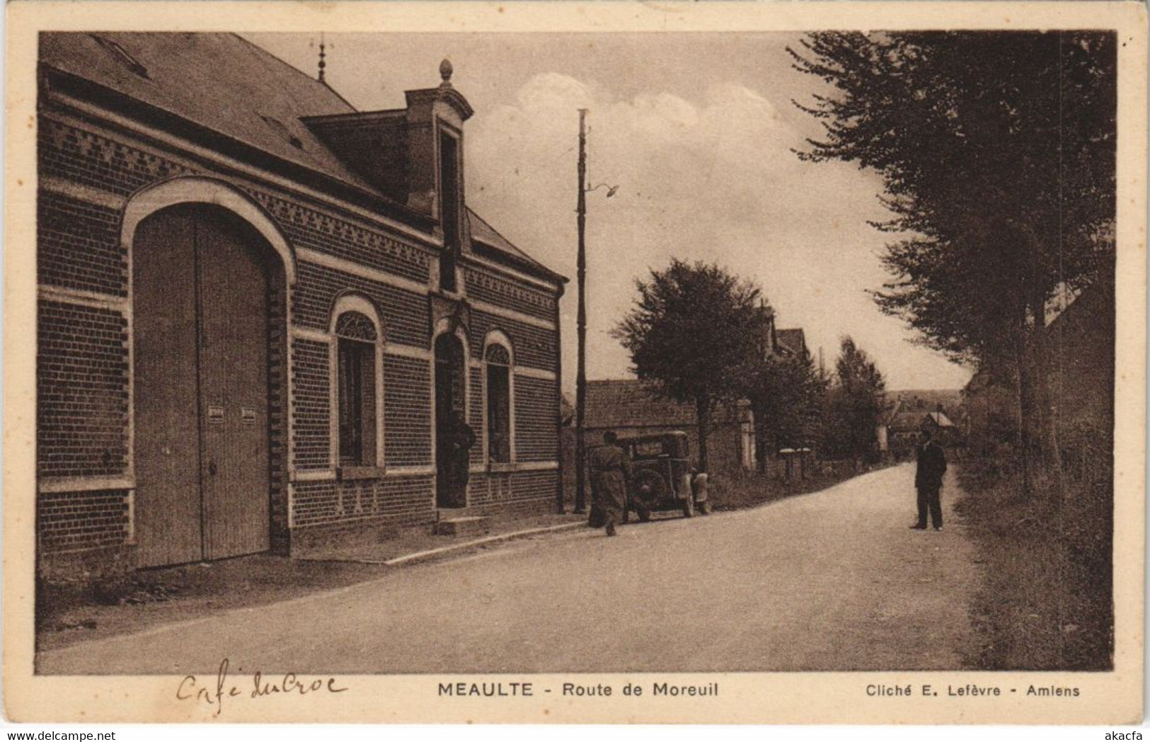 CPA MEAULTE Route De Moreuil (751100) - Meaulte