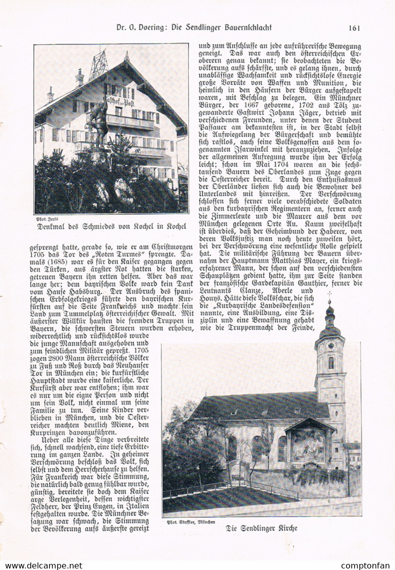 A102 796 Doering Sendlinger Bauernschlacht München Artikel 1905 !! - Contemporary Politics