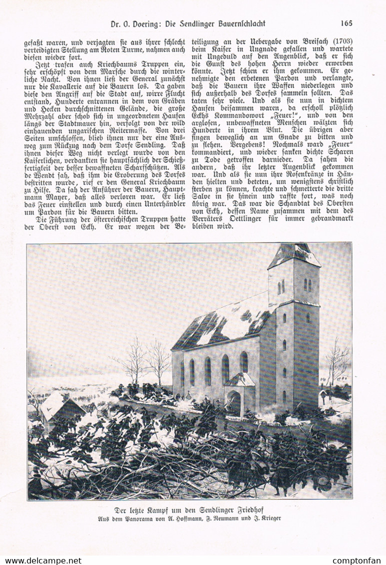 A102 796 Doering Sendlinger Bauernschlacht München Artikel 1905 !! - Hedendaagse Politiek