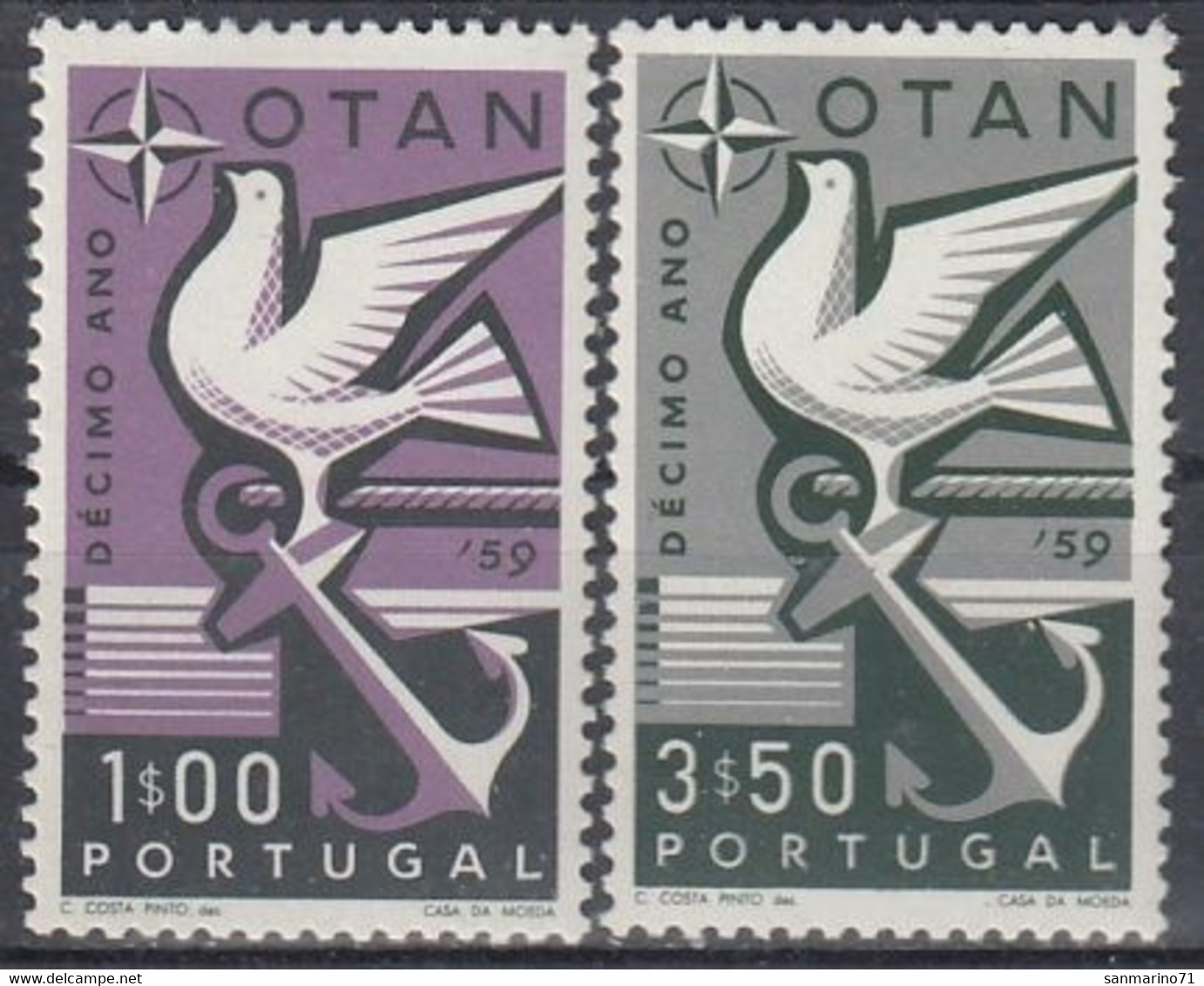 PORTUGAL 878-879,unused - Unused Stamps