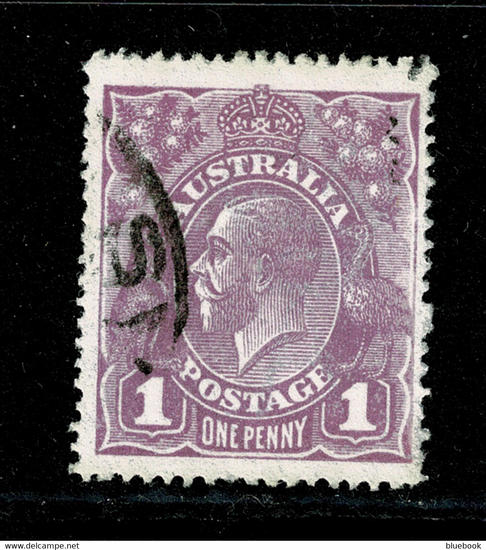 Ref 1491 - Australia 1923 1d  Lilac  KGV Head SG 57 - Fine Used Stamp - Used Stamps
