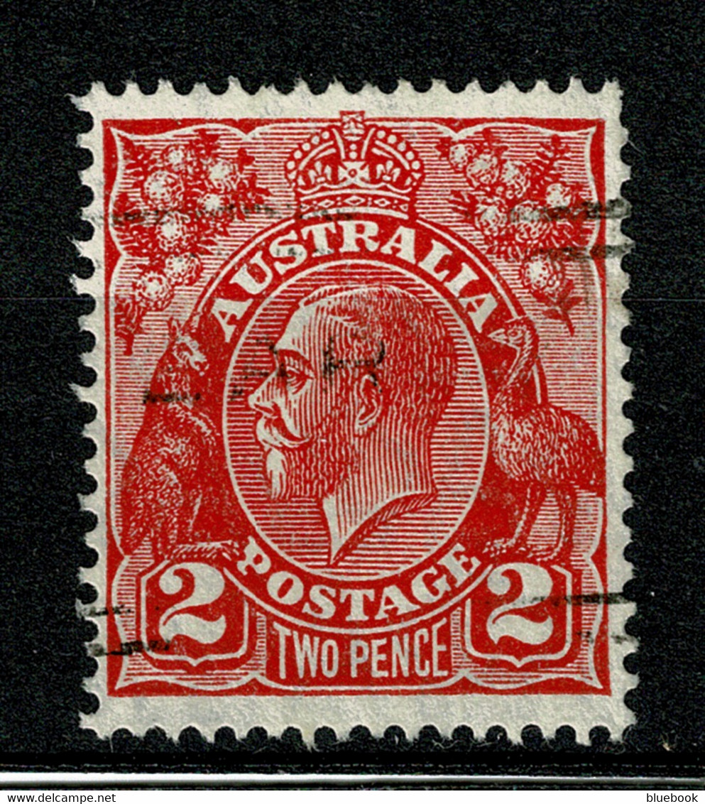 Ref 1491 - Australia 1930  2d  Red  KGV Head SG 99 - Fine Used Stamp - Gebraucht