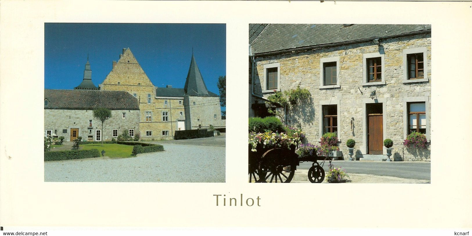 CP De TINLOT  " Le Château D'Abée , Une Ferme Fleurie à Seny " - Tinlot