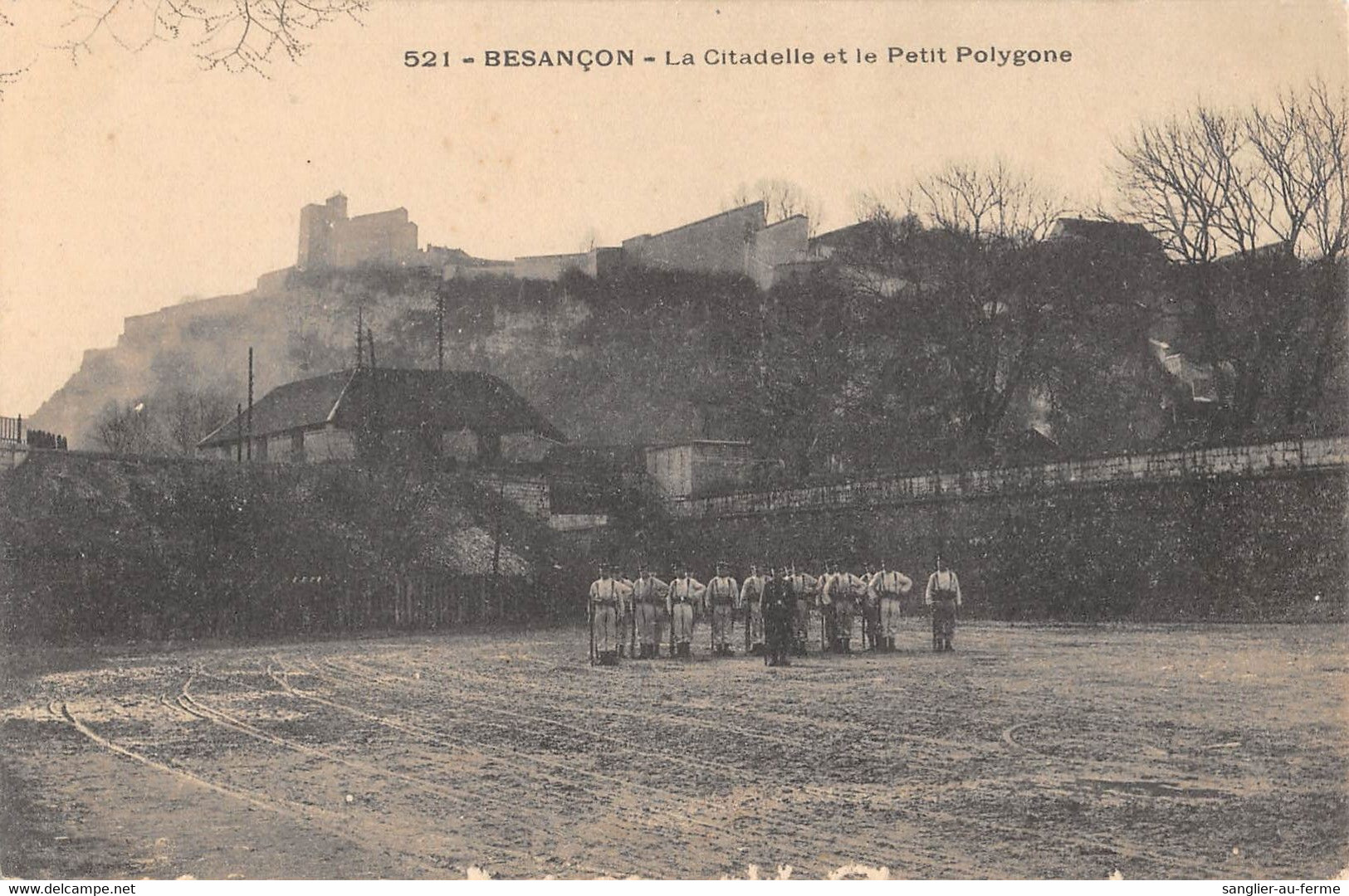 CPA 25 BESANCON LA CITADELLE ET LE PETIT POLYGONE - Besancon