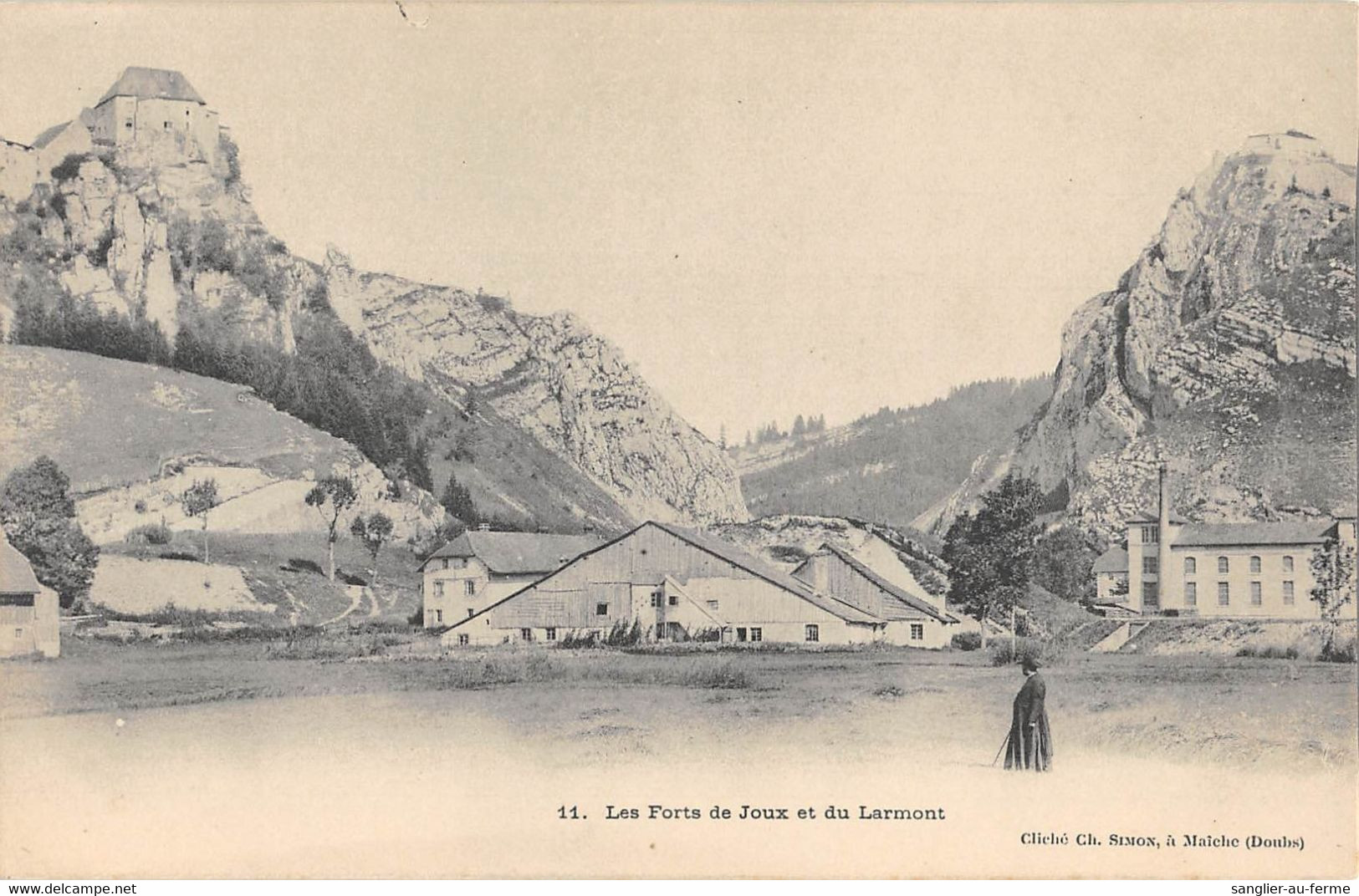 CPA 25 LES FORTS DE JOUX ET DU LARMONT - Other & Unclassified