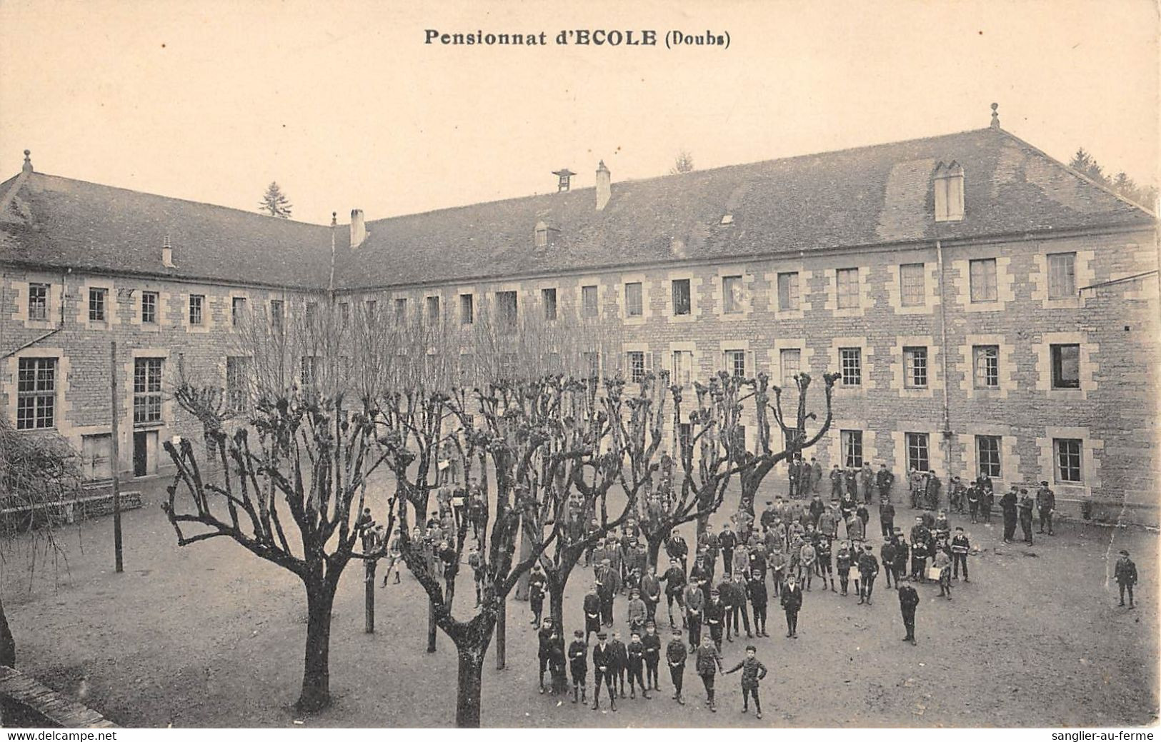 CPA 25 PENSIONNAT D'ECOLE DOUBS - Sonstige & Ohne Zuordnung