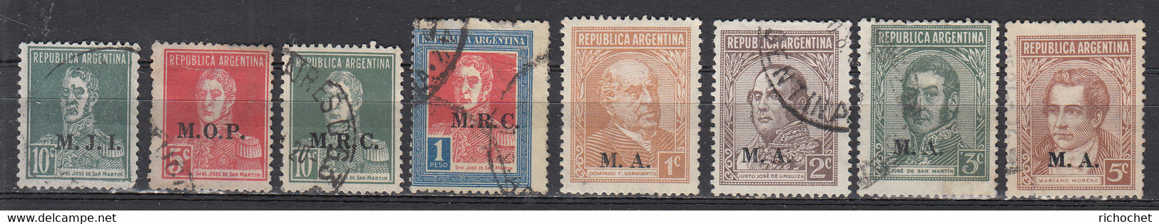 Argentine - Service  252 + 260 A + 264 + 267 + 268 + 269 + 270 + 271 ° - Servizio