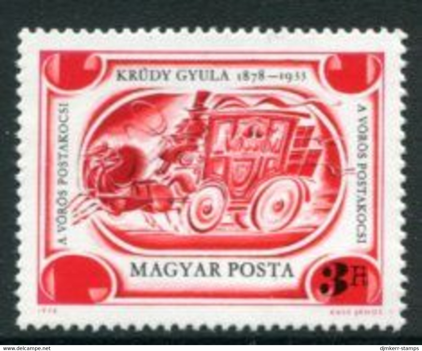 HUNGARY 1978 Krudy Centenary MNH /**.  Michel 3318 - Ungebraucht