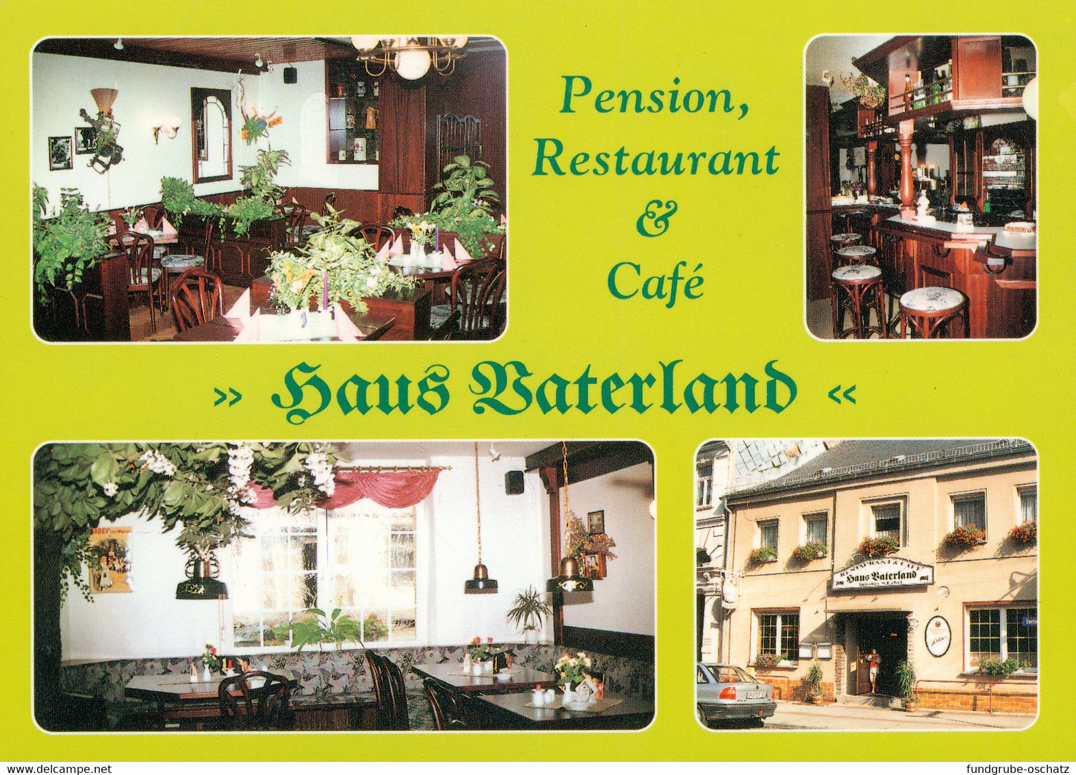 AK Zehdenick Haus Vaterland Pension Restaurant Cafe Berliner Straße 31 - Zehdenick