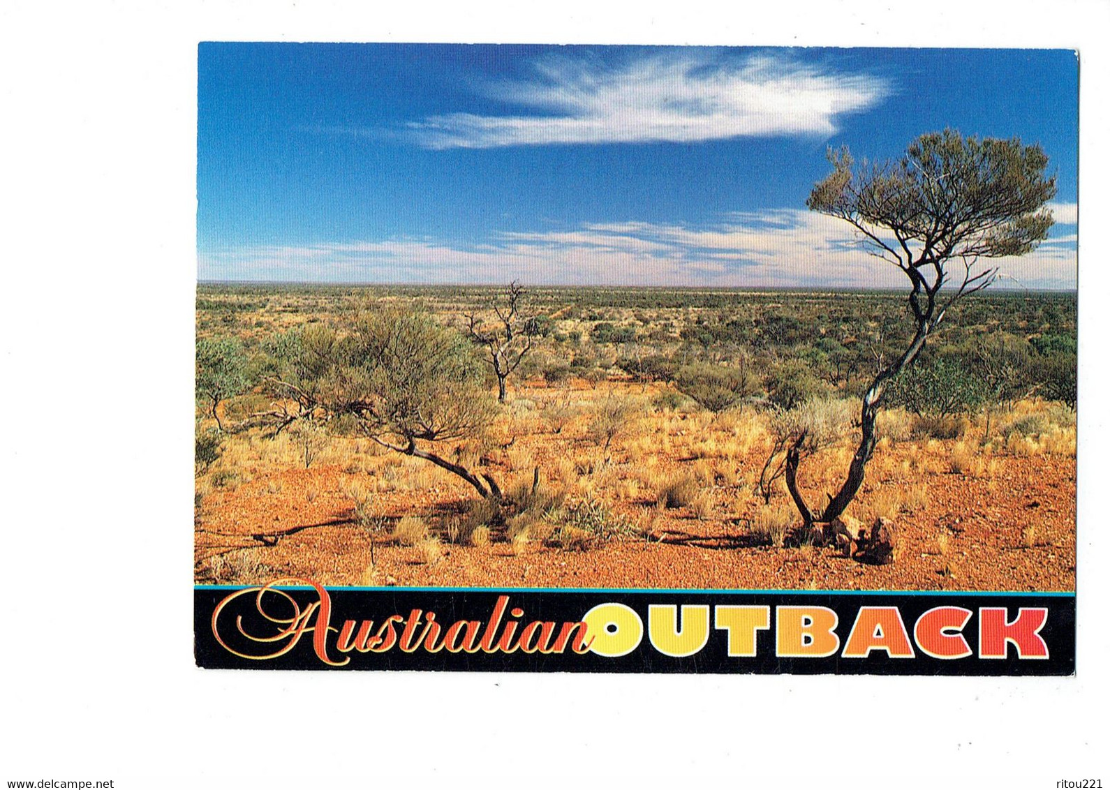 Cpm - Australie - Outback - IR 108 - Outback