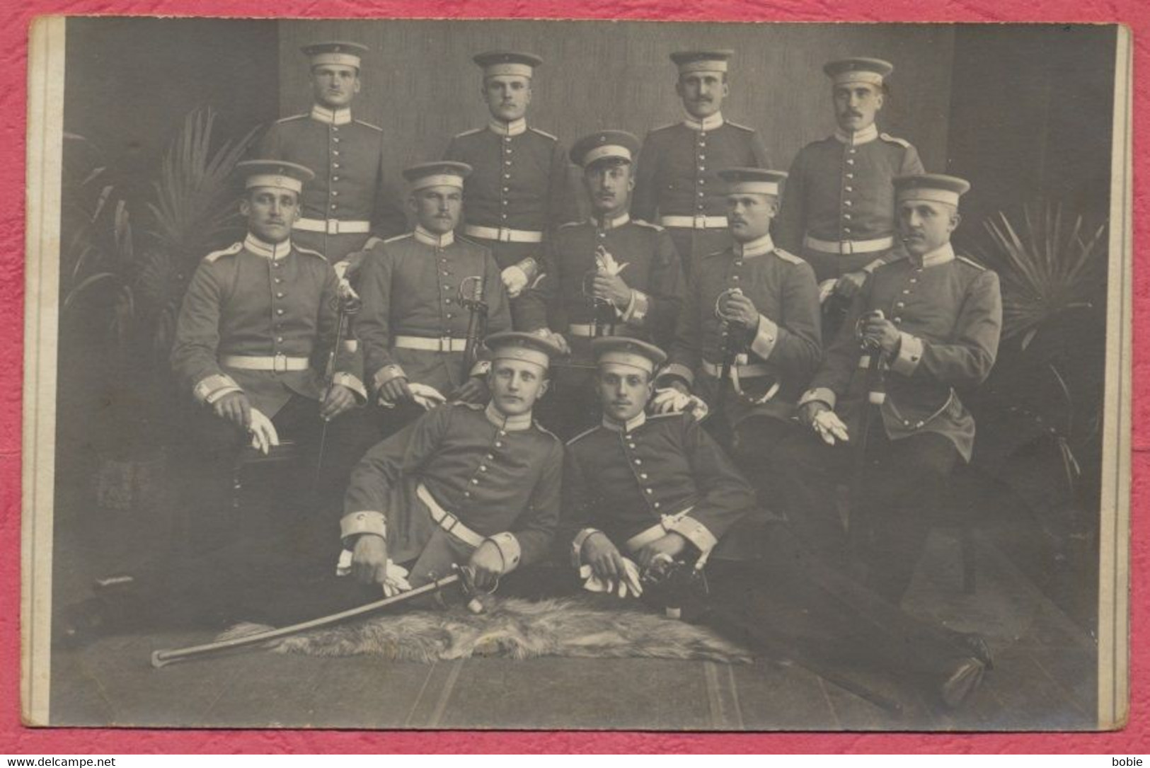 Berlin Tempelhof : Foto Karte Studio : Regiment Garde Train Bataillon - Tempelhof