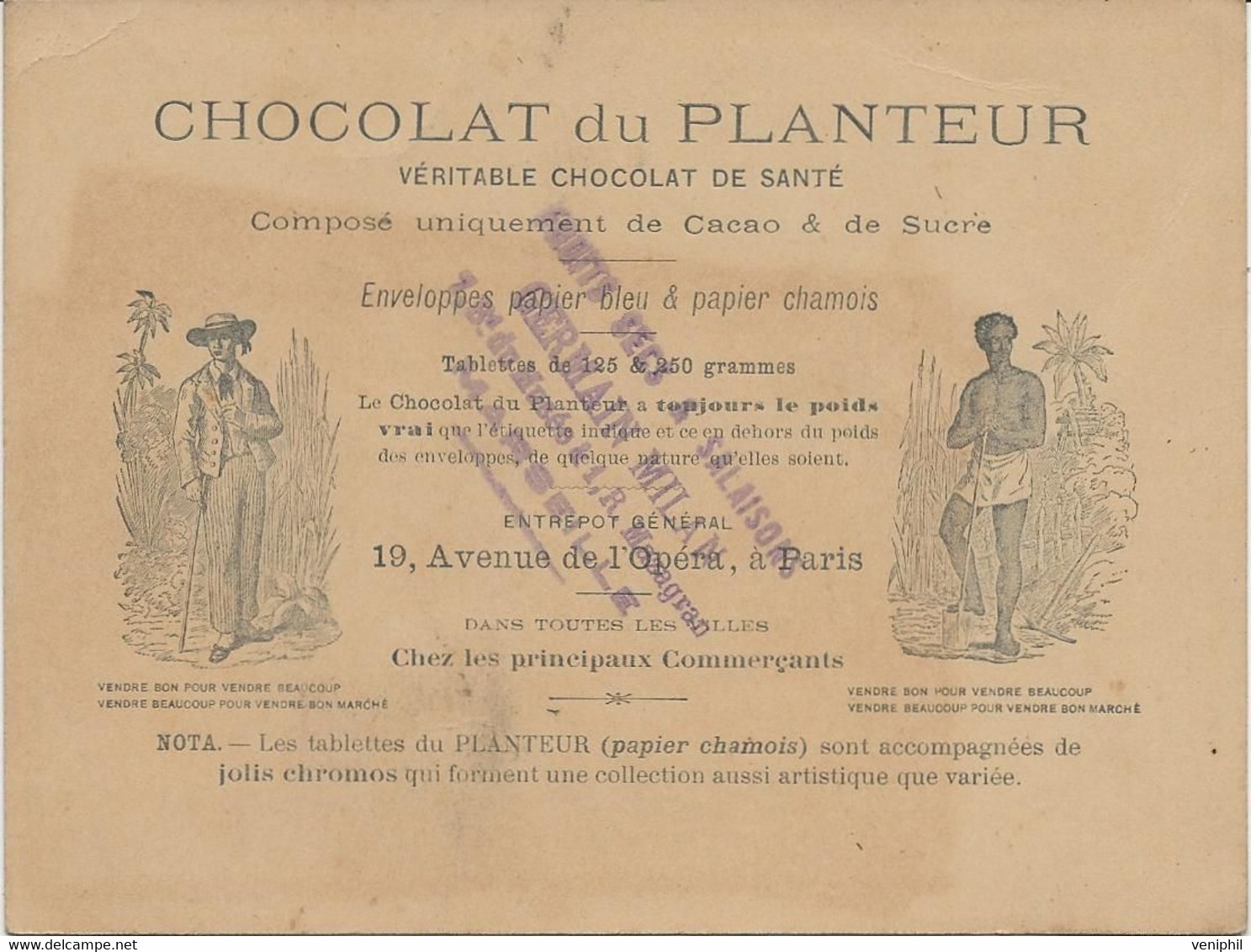 CHROMO PUBLICITAIRE - CHOCOLAT DU PLANTEUR - BATAILLE D'ARCOLE - Autres & Non Classés