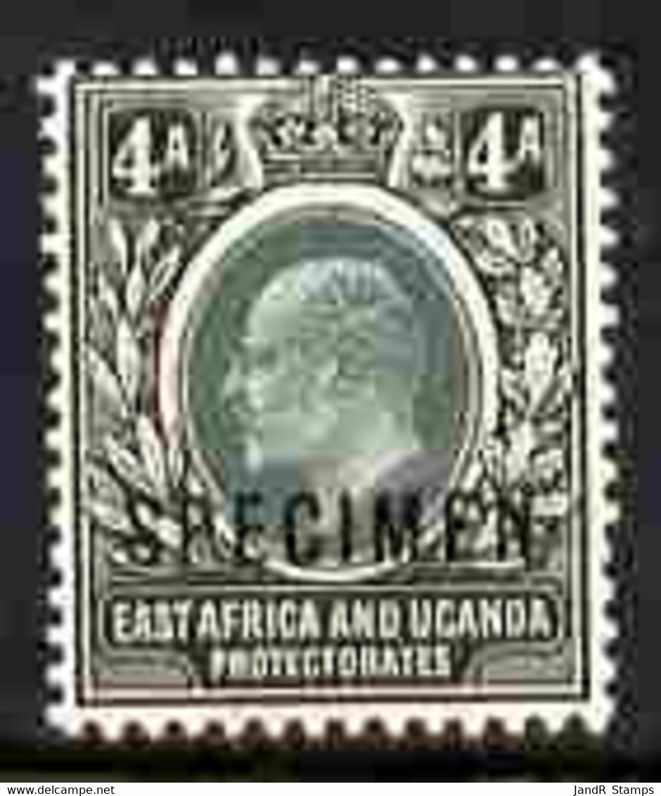 Kenya, Uganda & Tanganyika 1903-04 KE7 Crown CA 4a Overprinted SPECIMEN Fresh With Gum SG 6s (only About 750 Produced) - Altri & Non Classificati