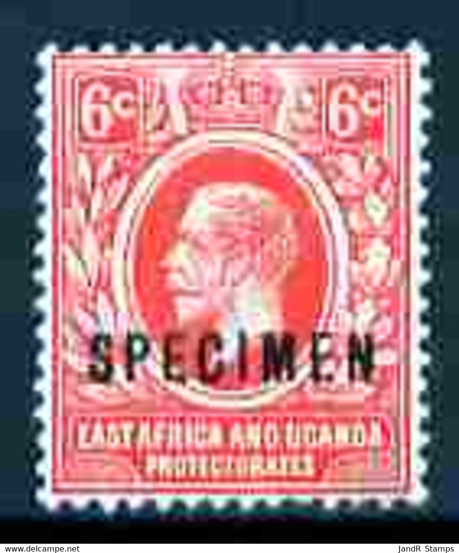 Kenya, Uganda & Tanganyika 1921-22 KG5 6c Script CA Overprinted SPECIMEN Fresh With Gum SG 67s (only About 400 Produced) - Sonstige & Ohne Zuordnung